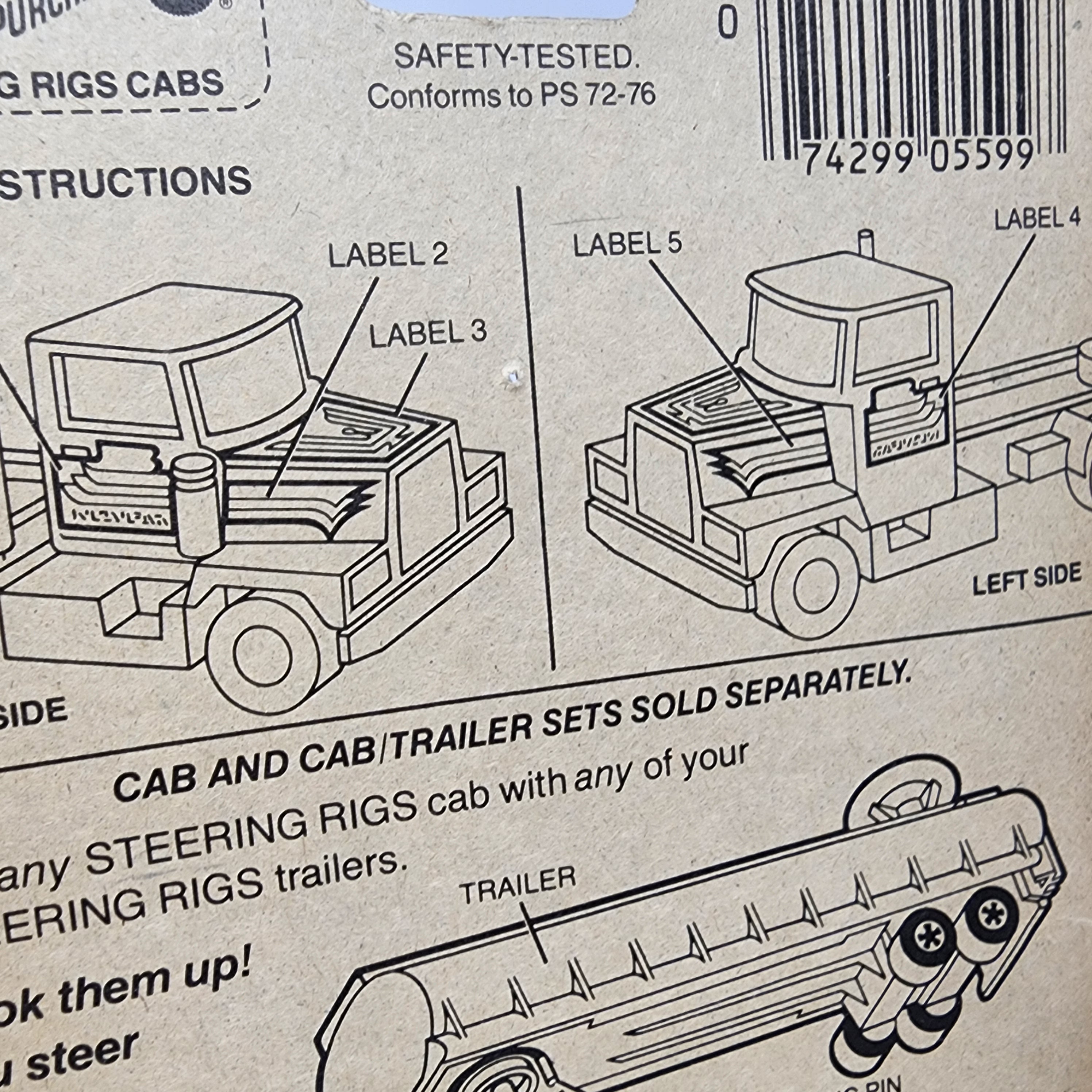 Peterbilt No 5672 * Orange * 1982 Hot Wheels Hong Kong Steering Rigs、mySite、hgirdovlk