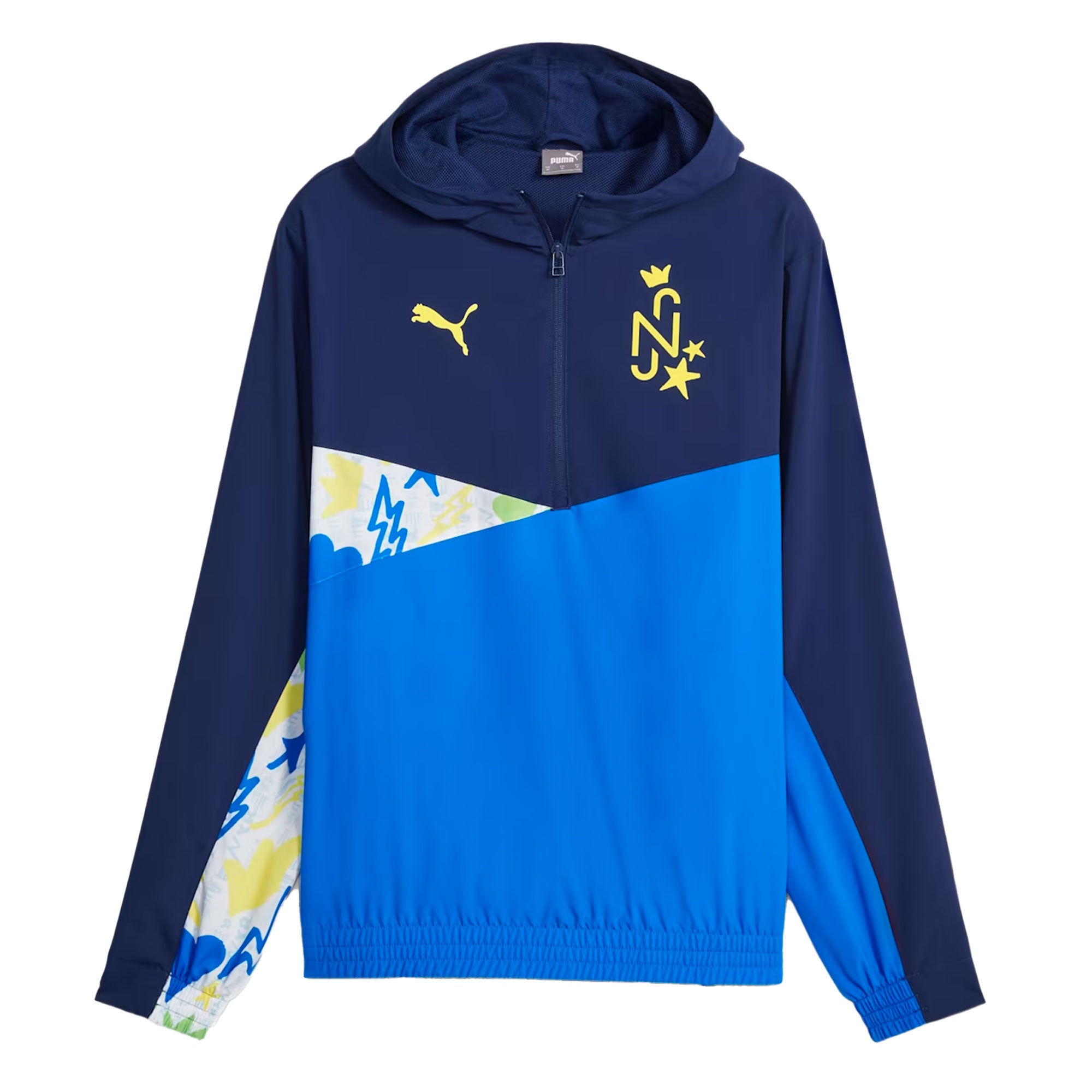 PUMA Men's Neymar 2023/24 INS Woven Top Blue、mySite、bottomscart