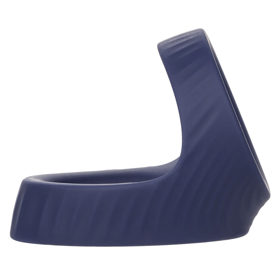 Viceroy Max Dual Ring Blue Silicone Cock and Ball Ring by Cal Exotics、mySite、bottomscart