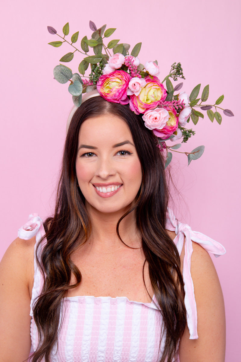 Rosy Canopy Fascinator- FINAL SALE、mySite、hinf8tx79