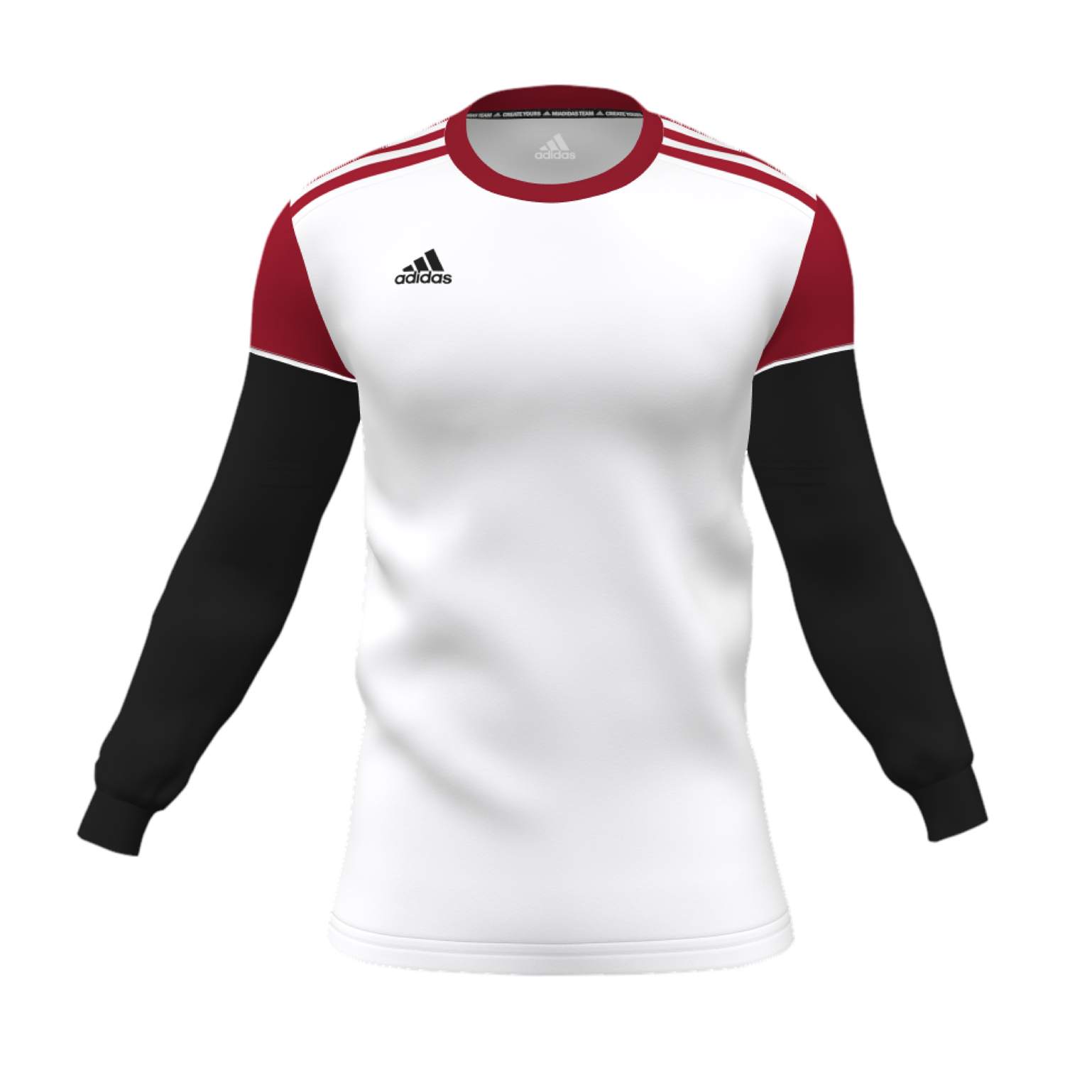 adidas mi Squadra 17 L/S Jersey (FCW) - White、mySite、noshort