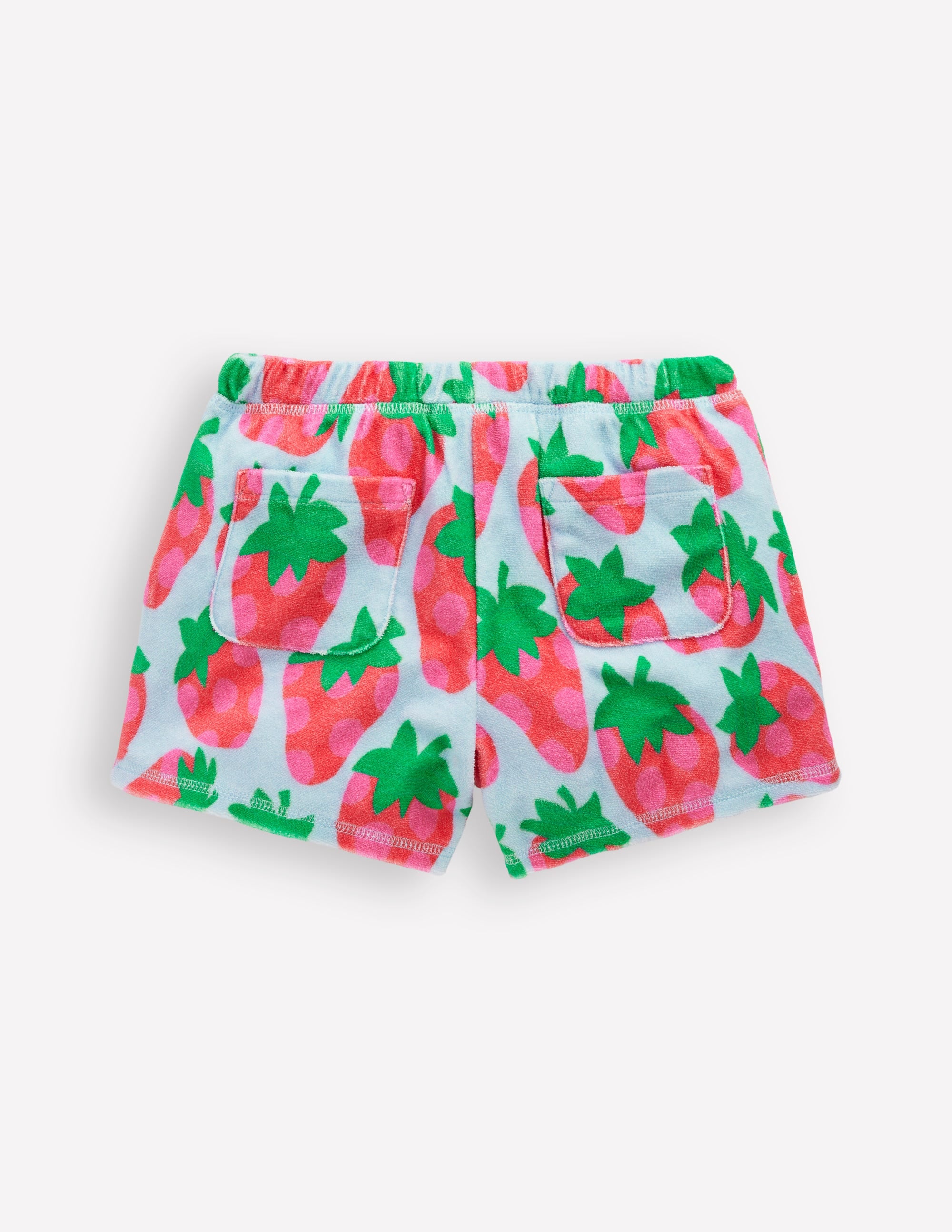  Printed Towelling Short-Misty Blue Spotty Strawberry、mySite、ashleygrahame