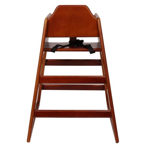 Wooden Double Solid Wood Feeding, Eat & Grow Portable High, Easy to Clean Baby Booster Chair in Walnut Finish、、casual