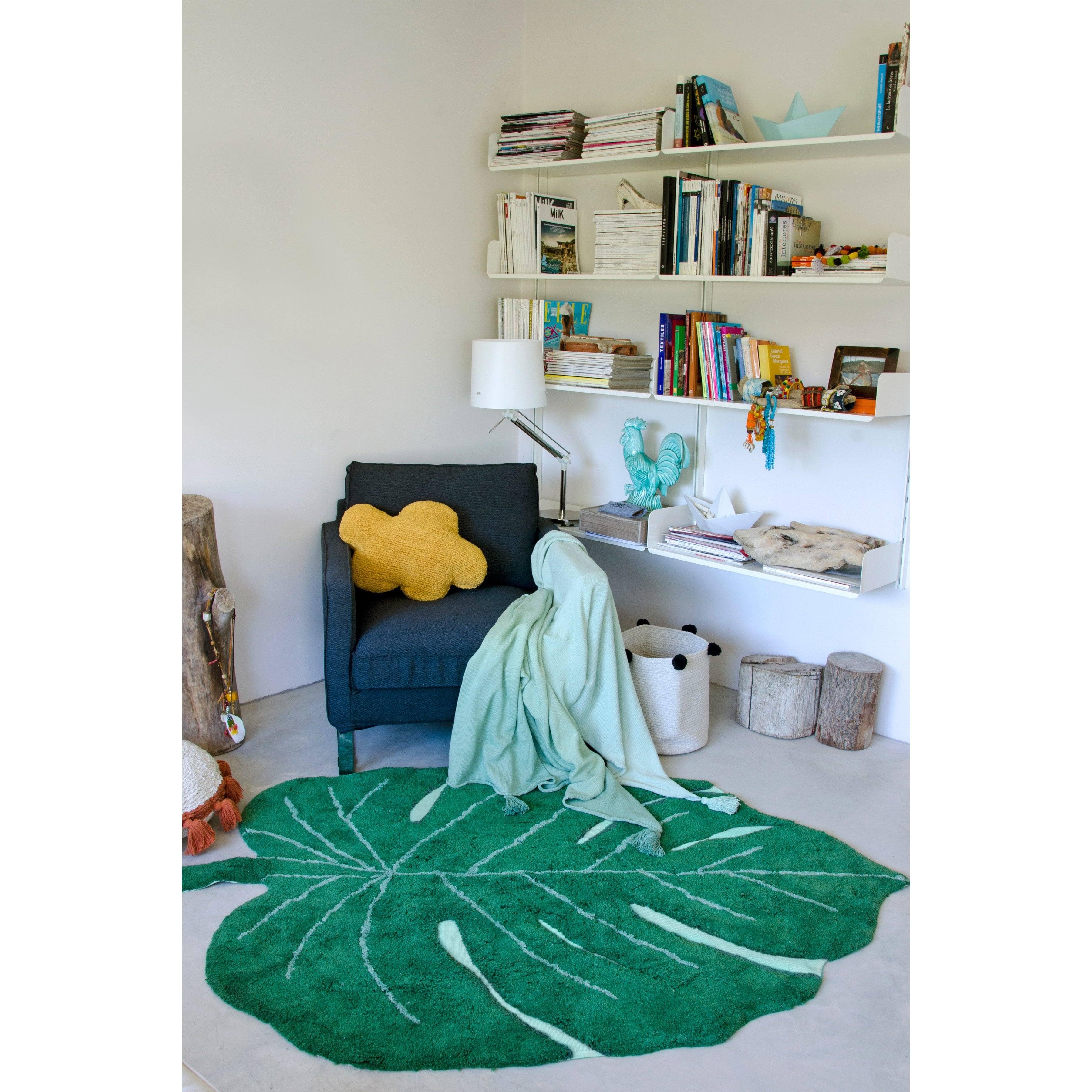 Monstera Leaf Machine Washable Area Rug、mySite、gigharbornorthrealestate