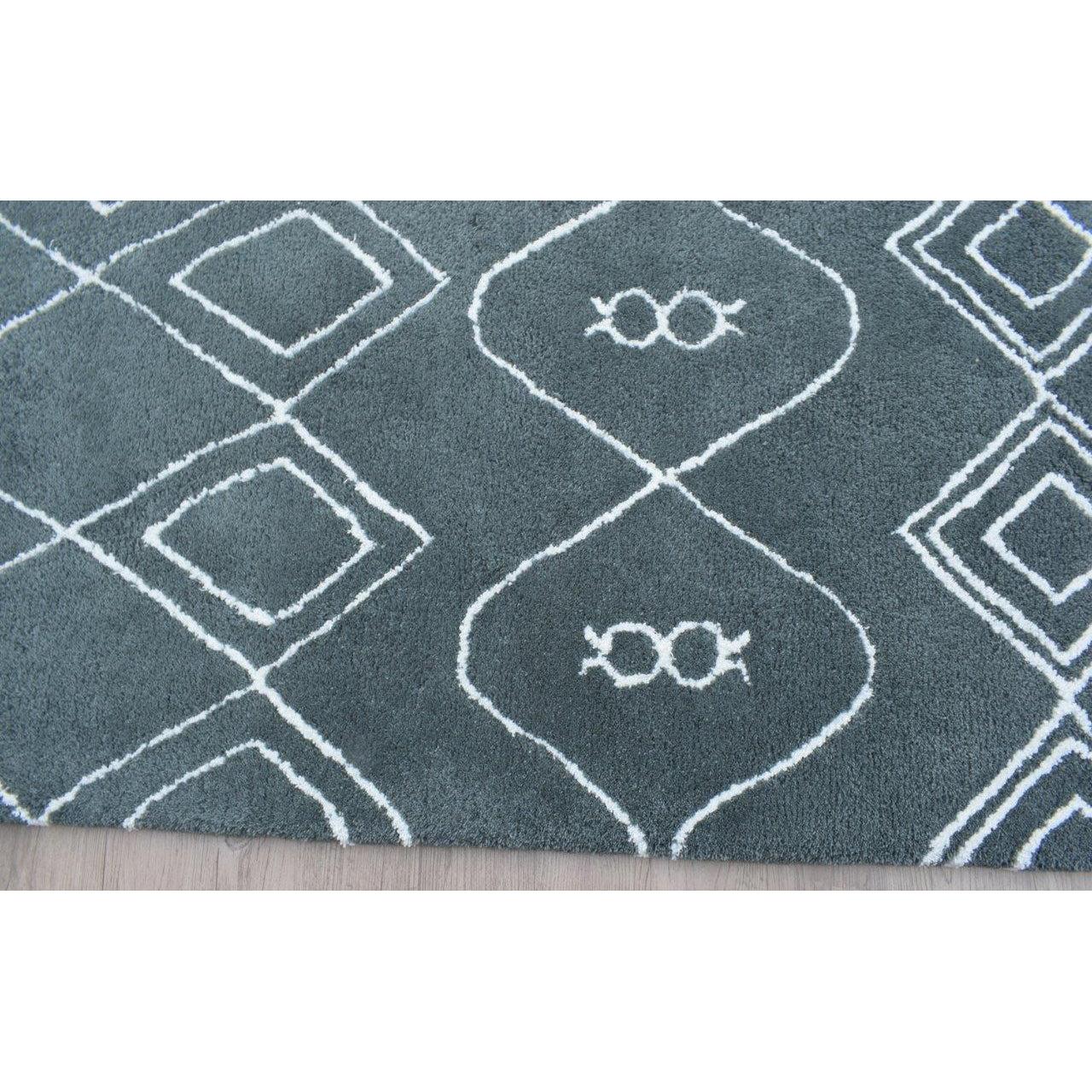 Moroccan Rebel Fantasy Shag Charcoal Area Rug、mySite、gigharbornorthrealestate