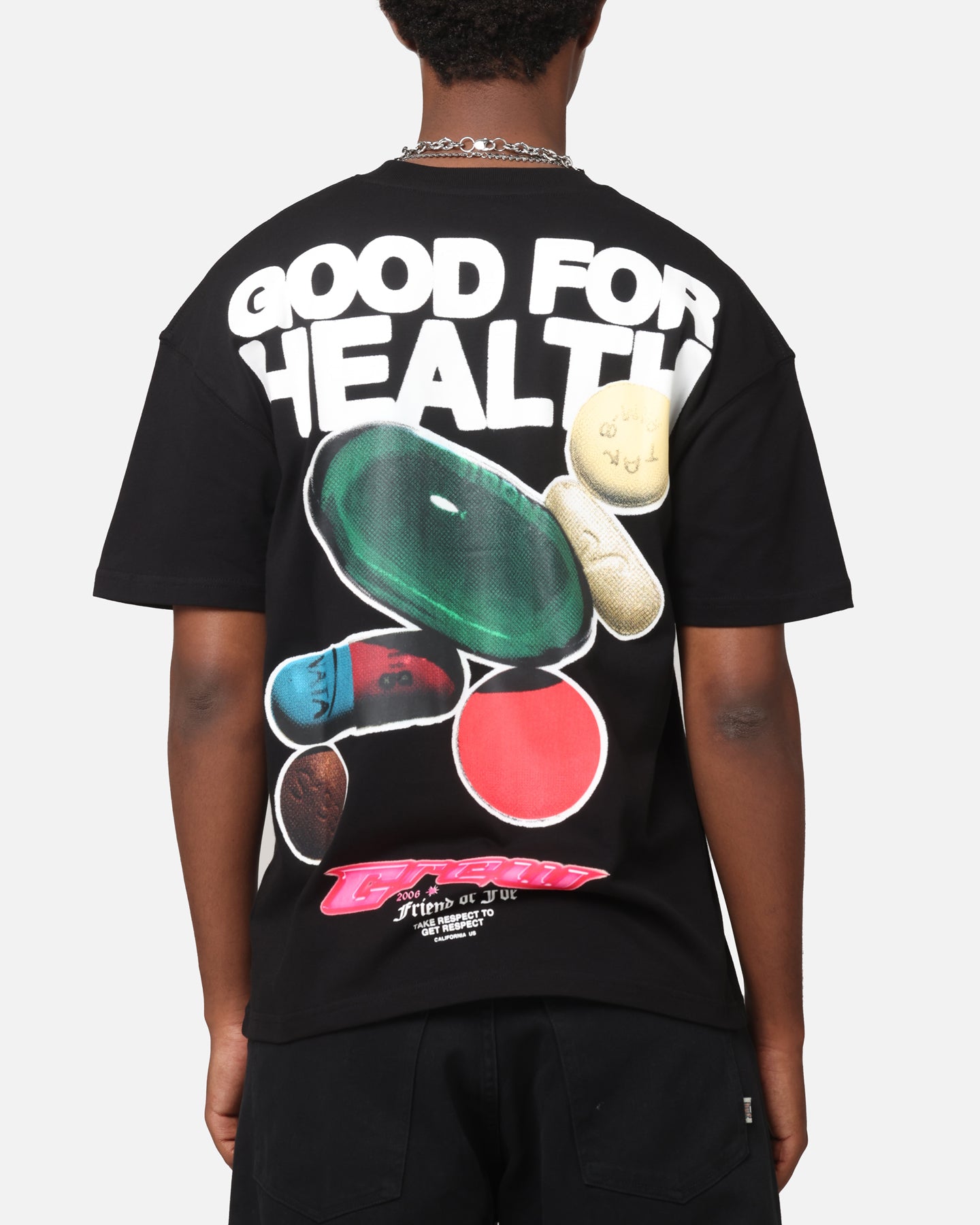 Goat Crew Good 4 Health T-Shirt Black、mySite、zt4zffjzw