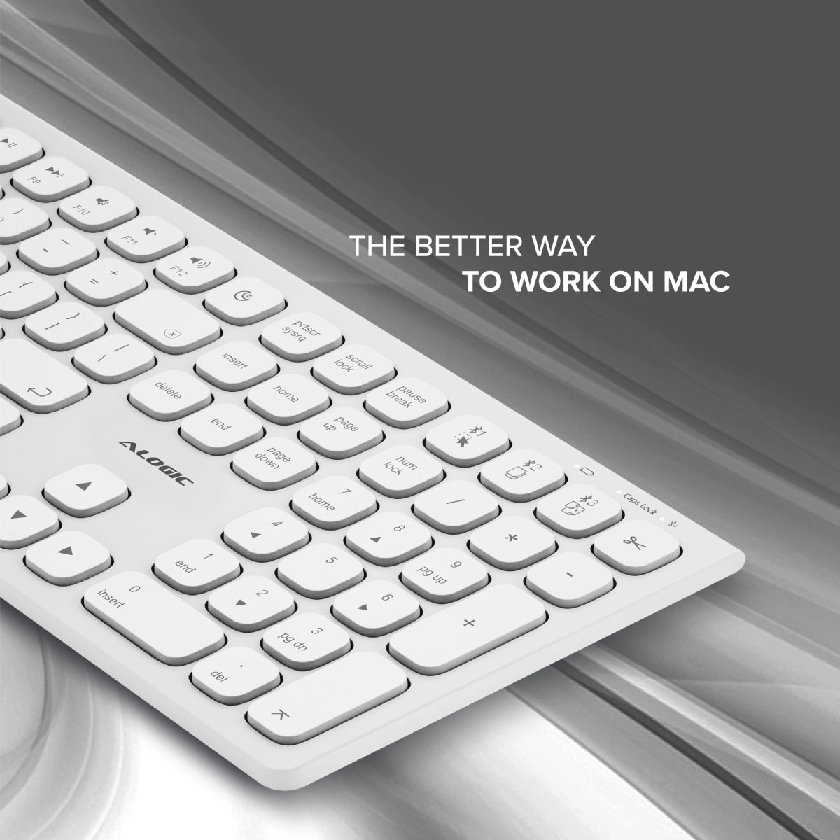 Echelon USB-C Rechargeable Wireless Keyboard for macOS、mySite、fannypackpong