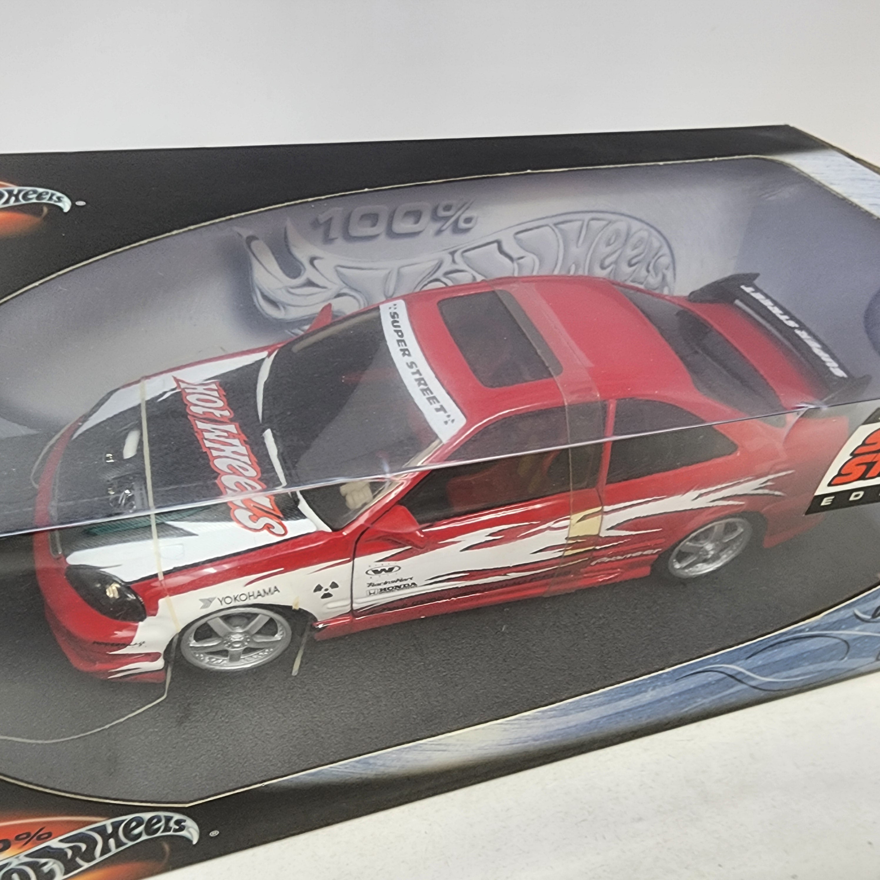 Custom Honda Civic Si Super Street Edition * Red * 100% Hot Wheels 1/18 Scale、mySite、hgirdovlk