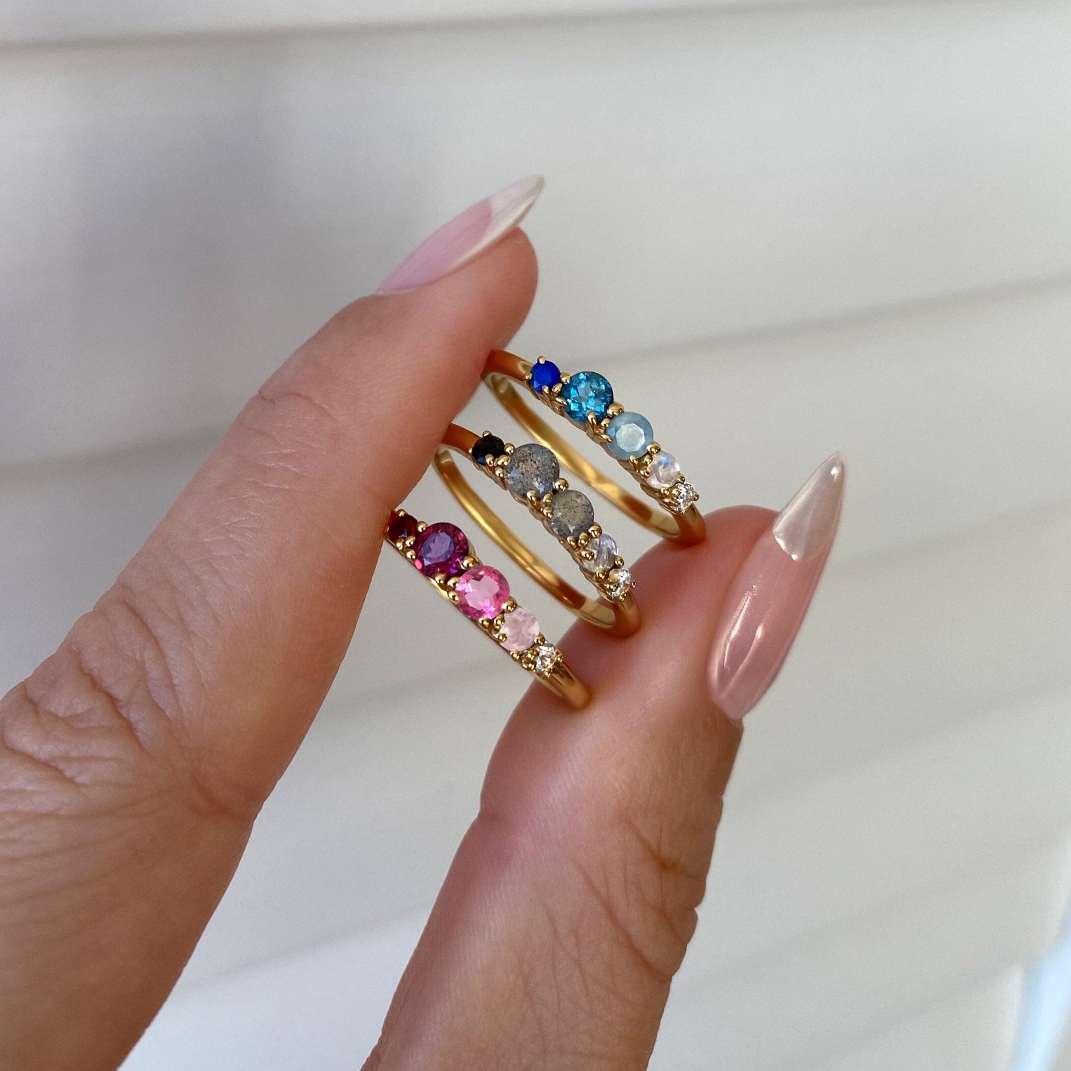 Black Obsidian Labradorite Ring - Rain、mySite、hinf8tx79