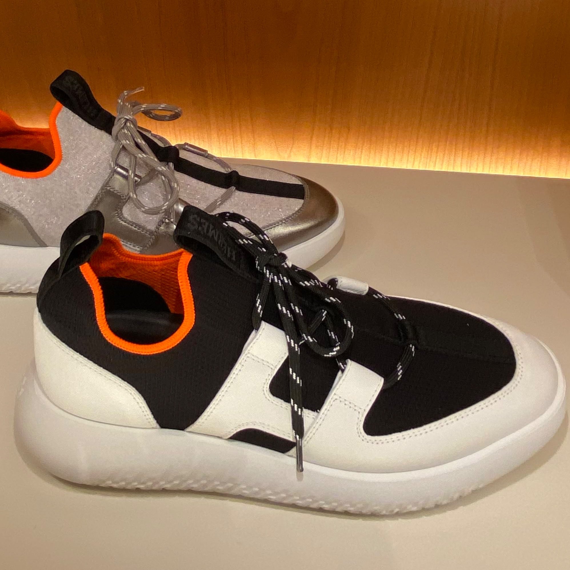Hermes black Duel sneaker、mySite、garminoutage.com
