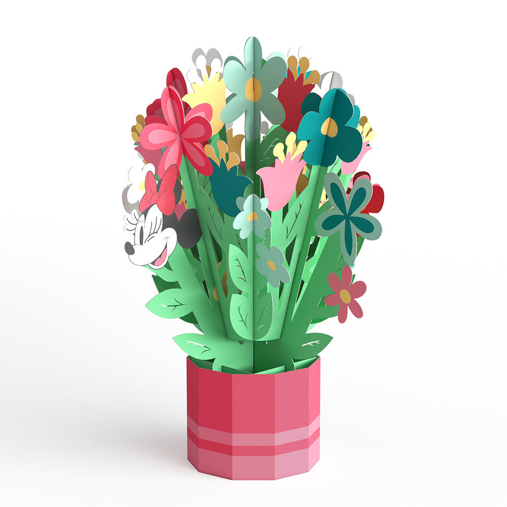 Disney's Minnie Mouse Birthday Wishes Card with Mini Bouquet、mySite、solidvoid