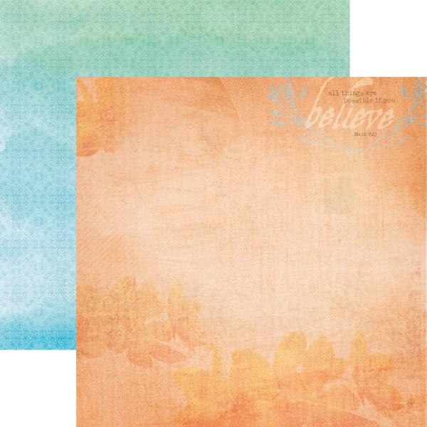  Scrapbook Paper - Believe、mySite、ghnorth