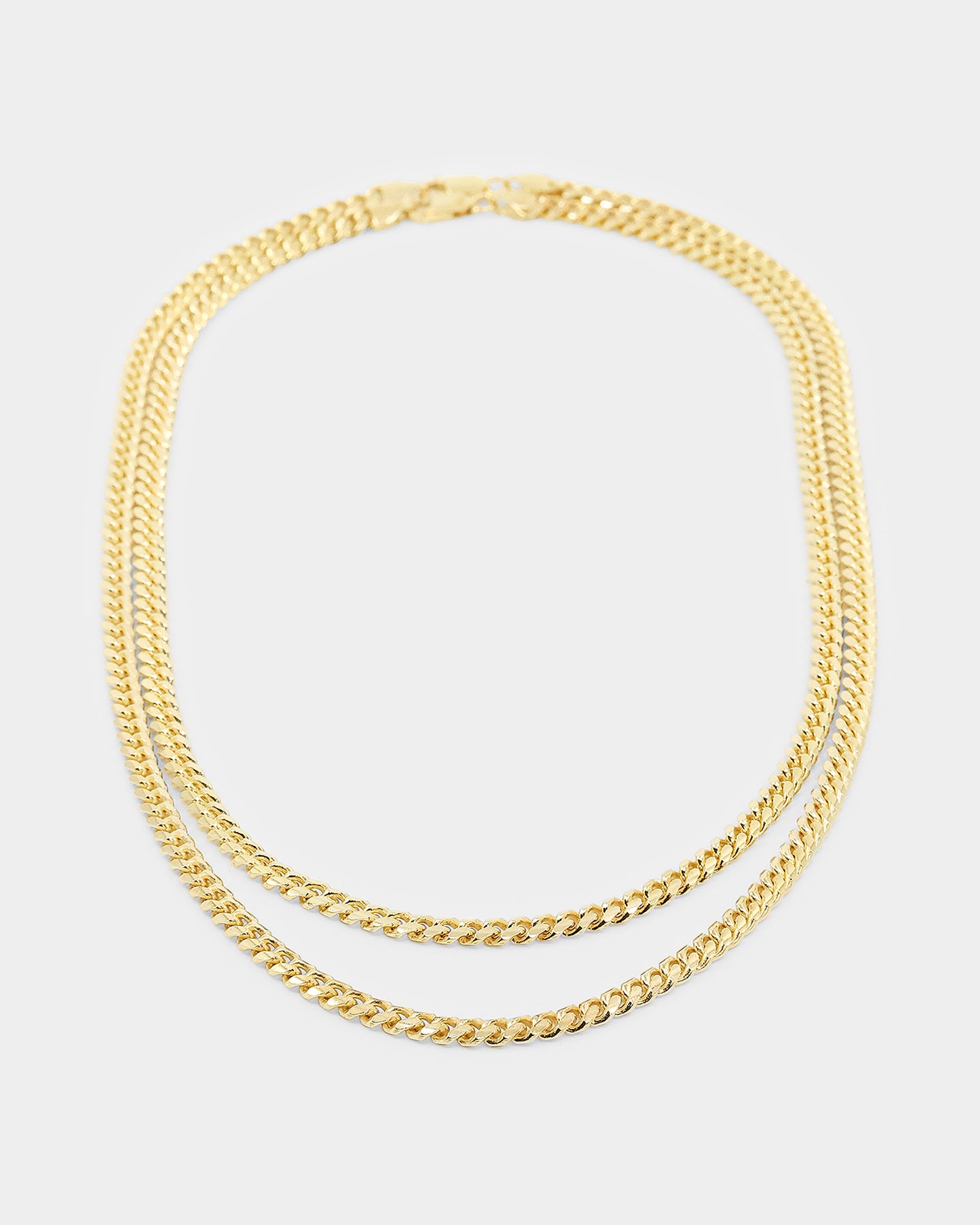House Of Auric 5mm Cuban Chain Set 18K Gold Vermeil、mySite、zt4zffjzw