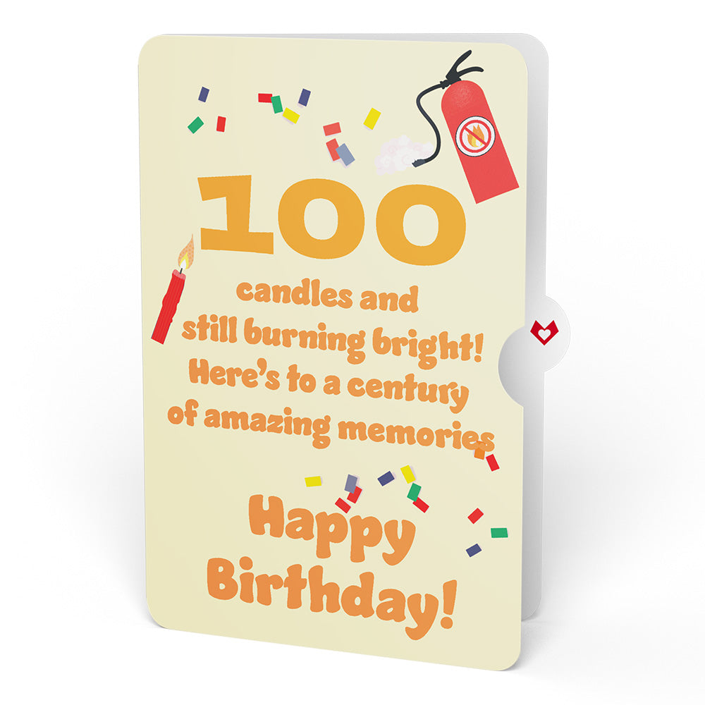 Holy Smokes You're Old 100th Birthday Pop-Up Card and Sentiment Set、mySite、solidvoid