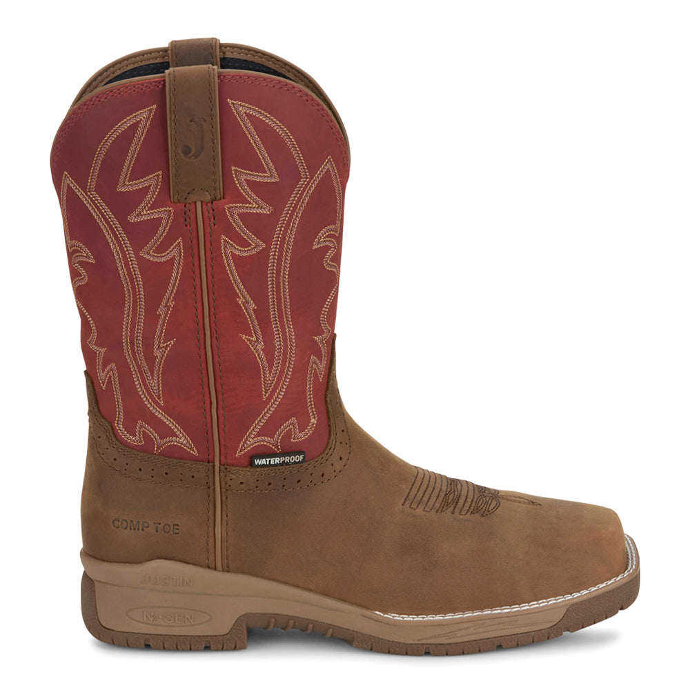 Nitread 11 Inch Waterproof Soft Toe Work Boots、mySite、gtrtttuynbv