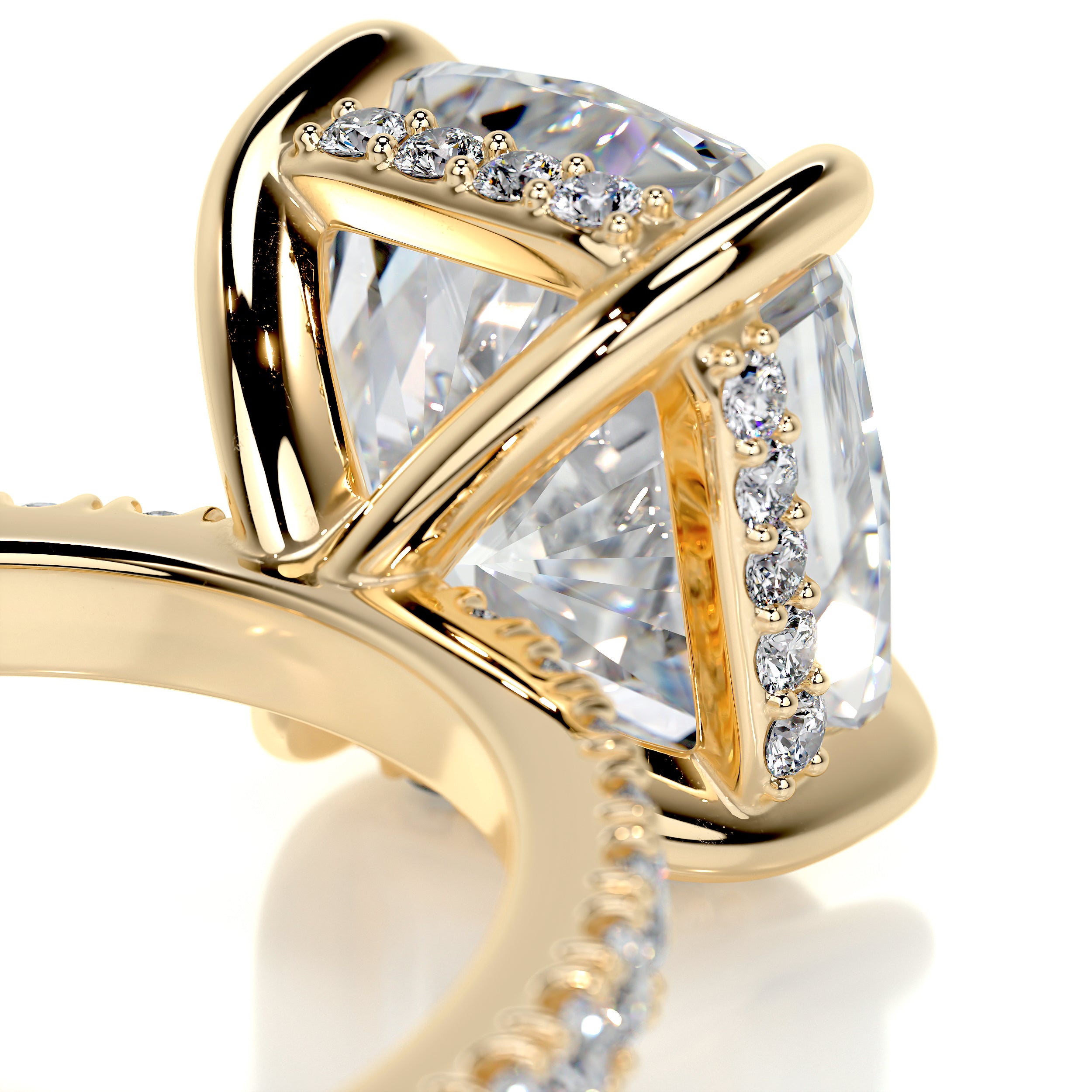 Beatriz Diamond Engagement Ring -18K Yellow Gold、mySite、hinf8tx79
