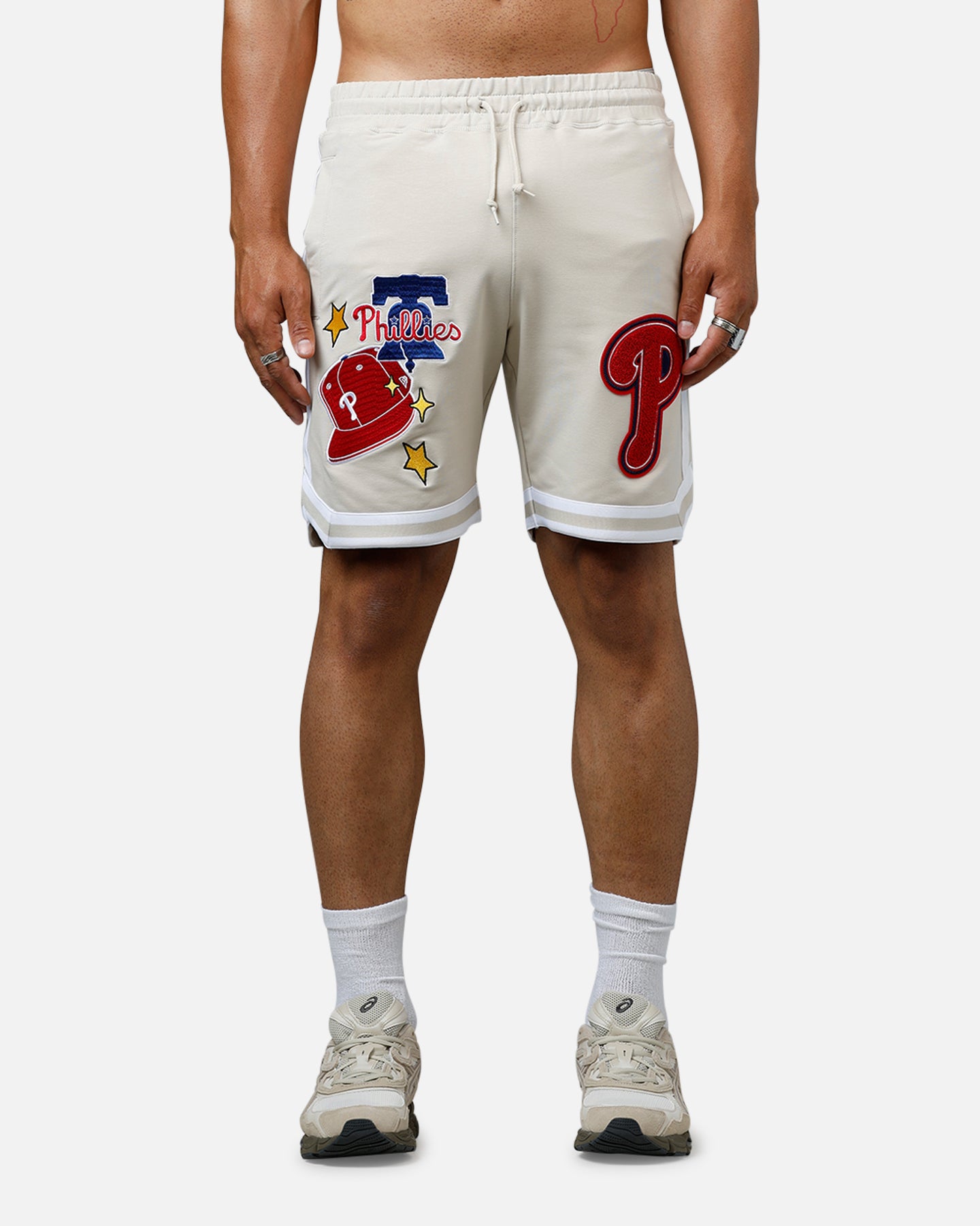 New Era Philadelphia Phillies 'Logo Select' Summer Shorts Stone、mySite、zt4zffjzw