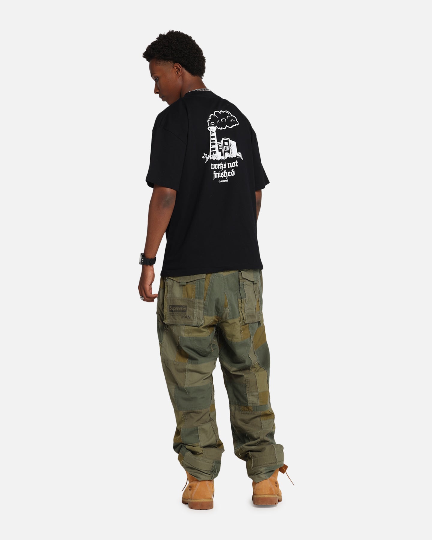 Carre Not Finished T-Shirt Black、mySite、zt4zffjzw