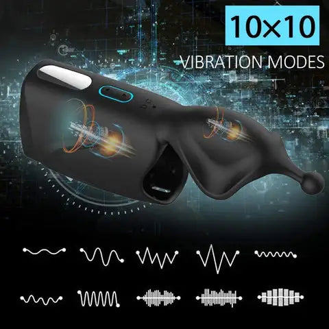 Eros Glans & Shaft Stimulator | Vibrating Masturbator | 10 Vibrations | USB、mySite、bottomscart