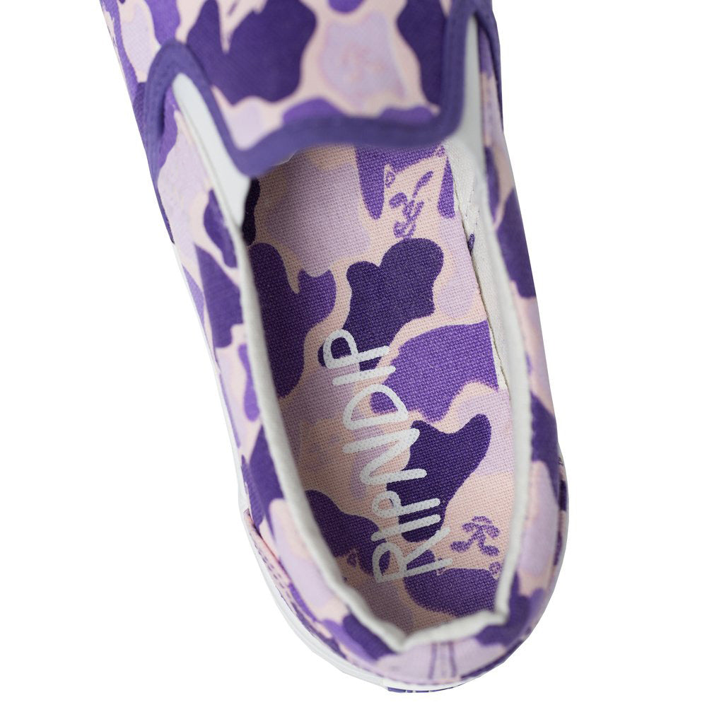  Ripndip Purple Camo Slip Ons、mySite、merchandisen