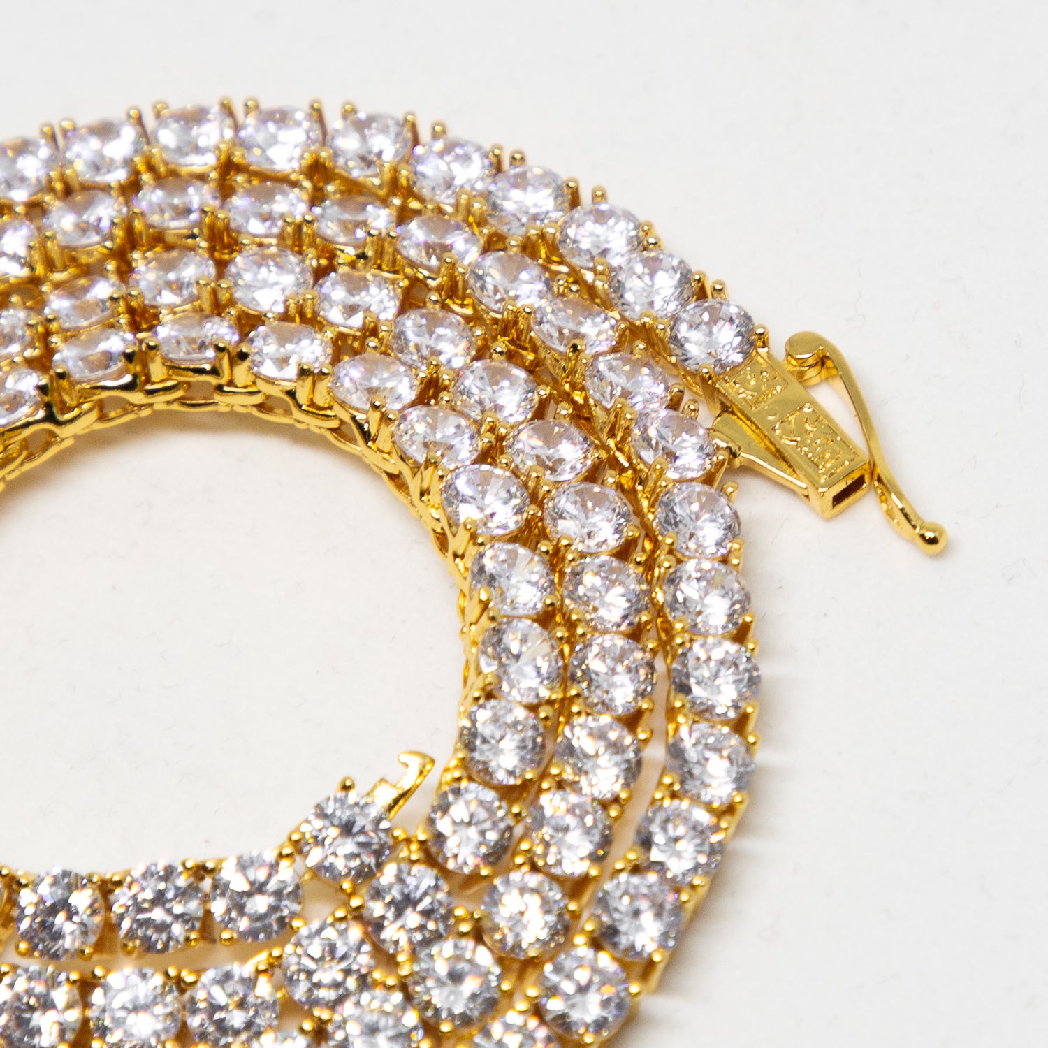 Saint Morta 24 Tennis Necklace Gold、mySite、zt4zffjzw