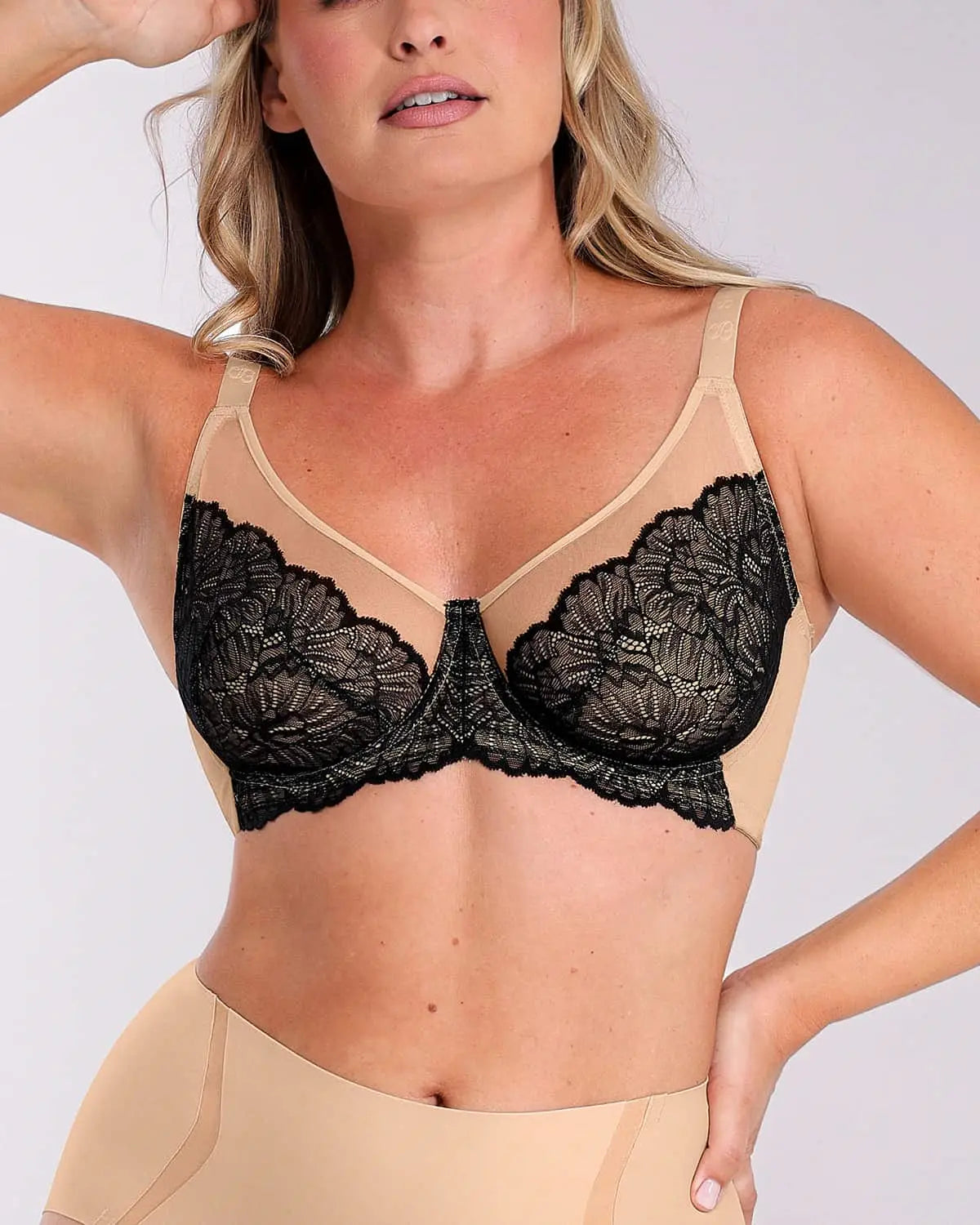 Supportive Unlined Lace Underwired Bra、mySite、bengalsvssteelers