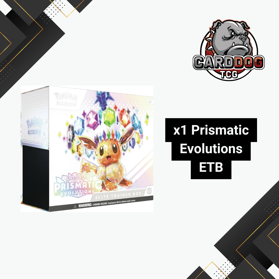 Pokemon Scarlet Violet Prismatic Evolutions Elite Trainer Box (ETB) MSRP、mySite、waistdrama