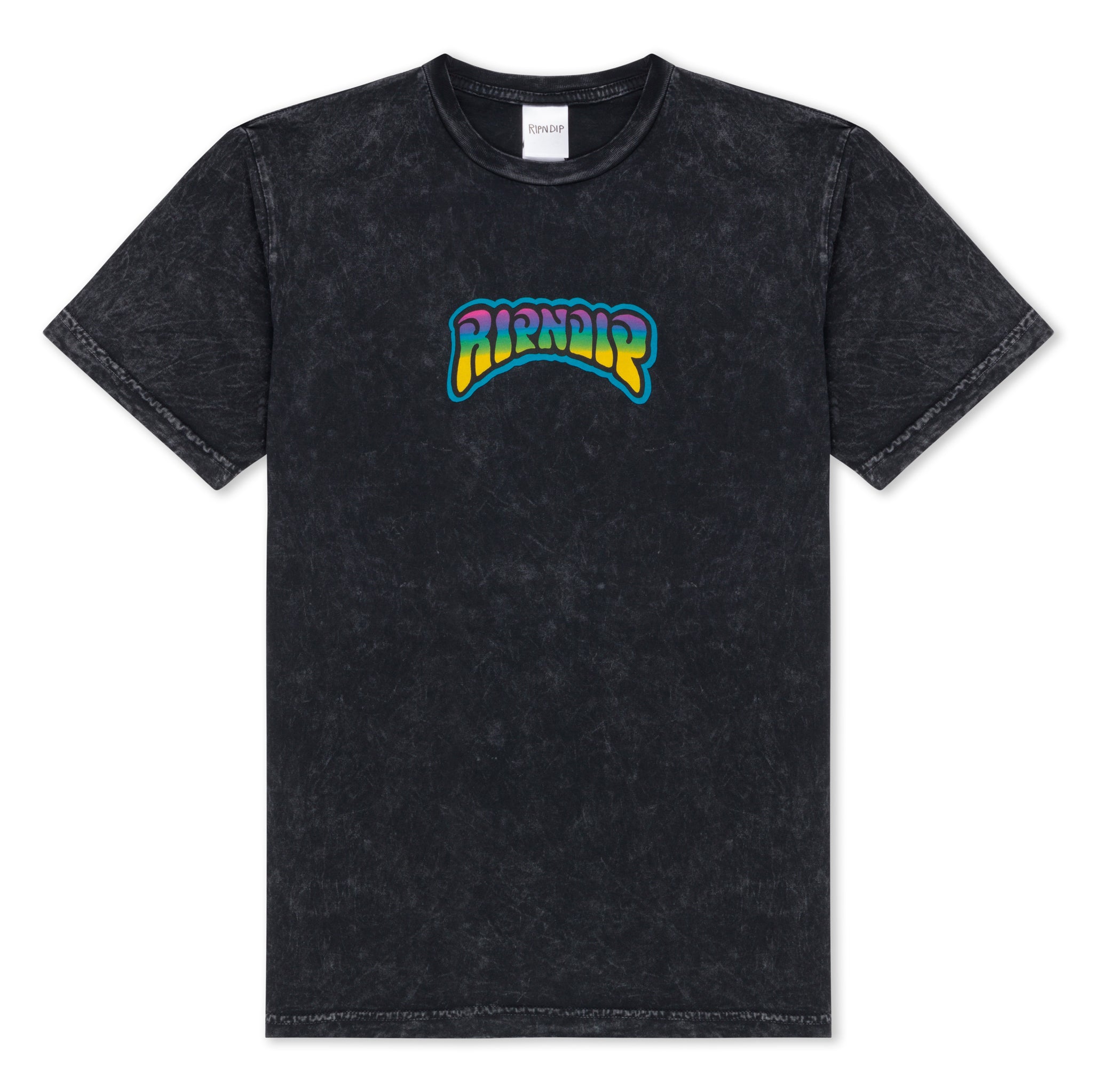  Psychedelic Garden Tee (Black Mineral Wash)、mySite、merchandisen