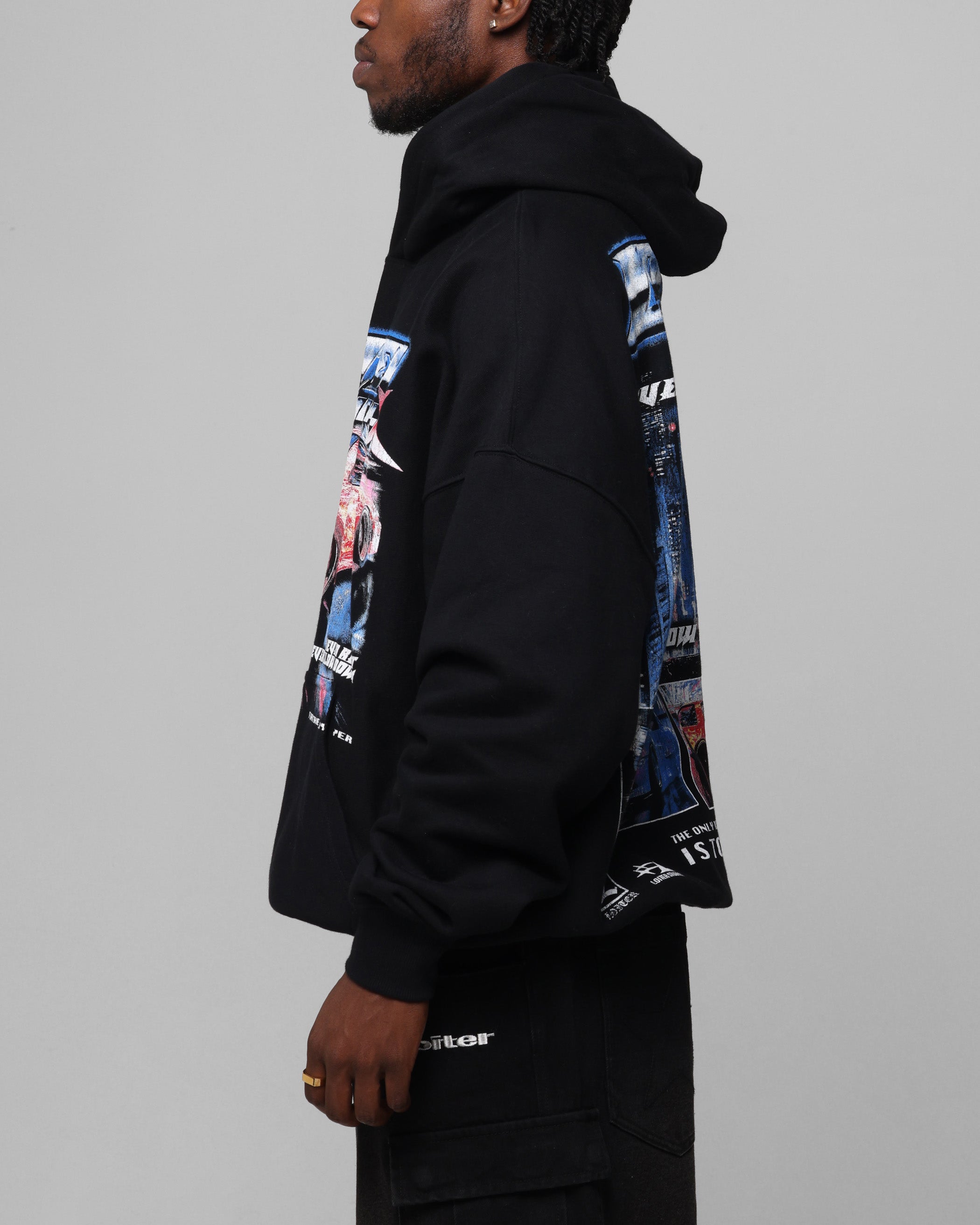 Loiter Speed Vintage Hoodie Black、mySite、zt4zffjzw