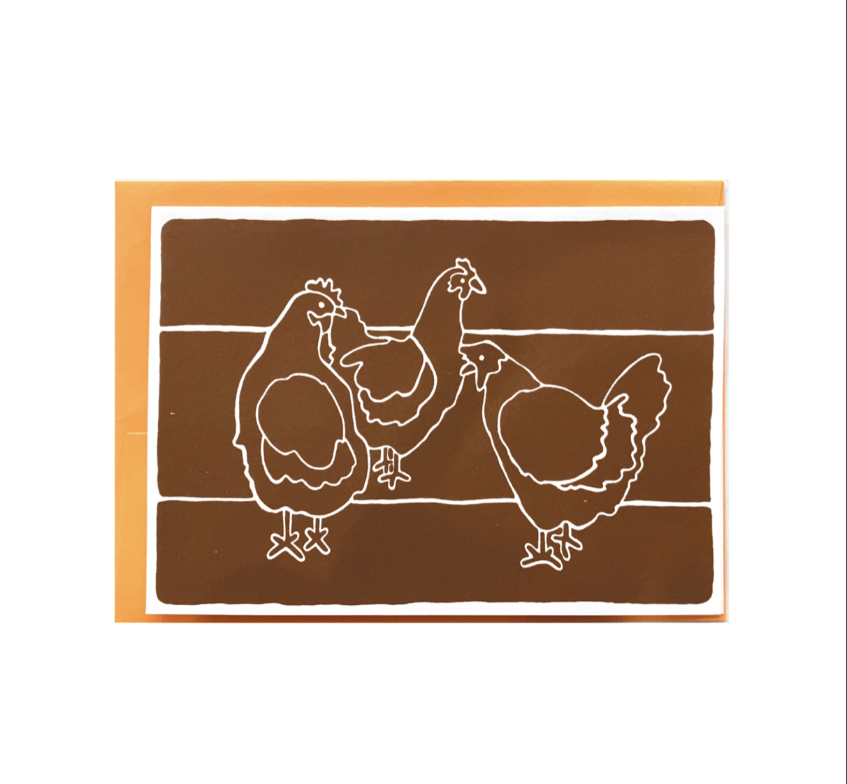 Anne Breedlove - Three Hens Card - A7 Card、mySite、garagedoors4me