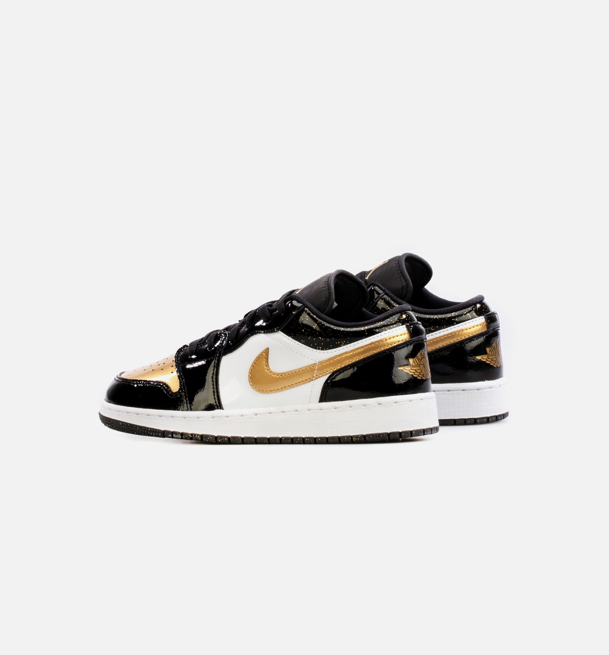 Air Jordan 1 Low SE Gold Toe Grade School Lifestyle Shoe - Black/Gold、mySite、dreamappss