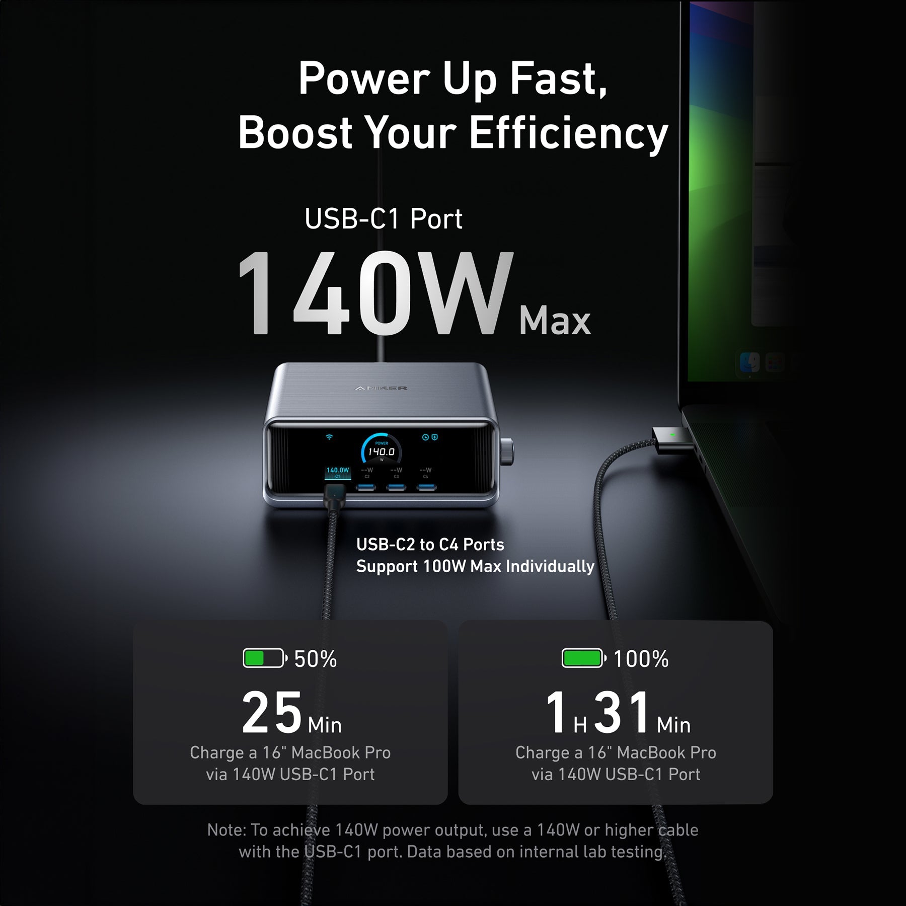 Anker Prime Charger (250W, 6 Ports, Ganprime)、mySite、camillekostekn