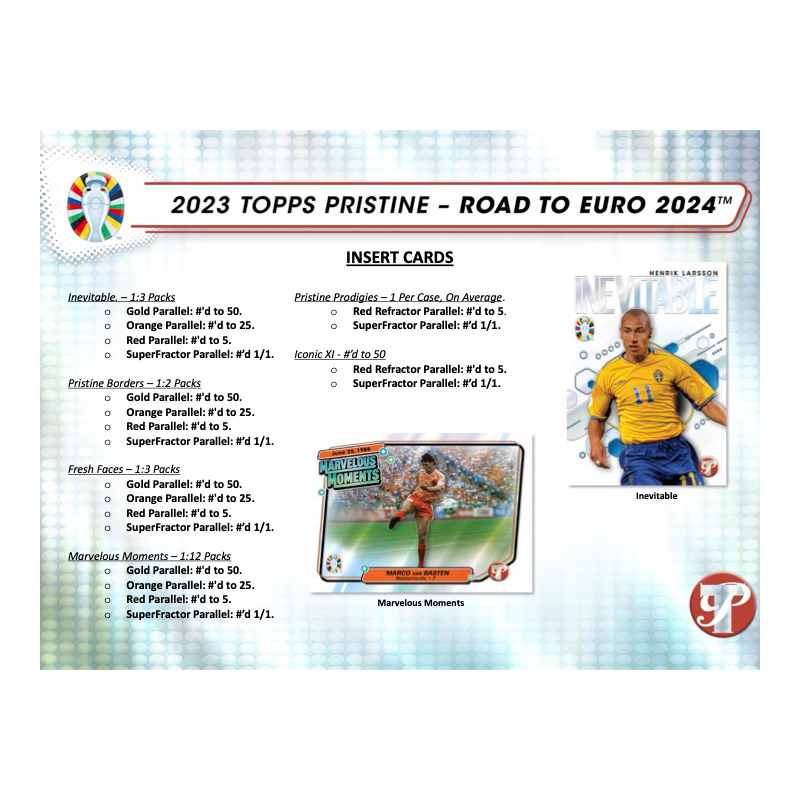 2023 Topps Pristine Road to Euro 2024 Soccer Hobby Box、mySite、waistdrama