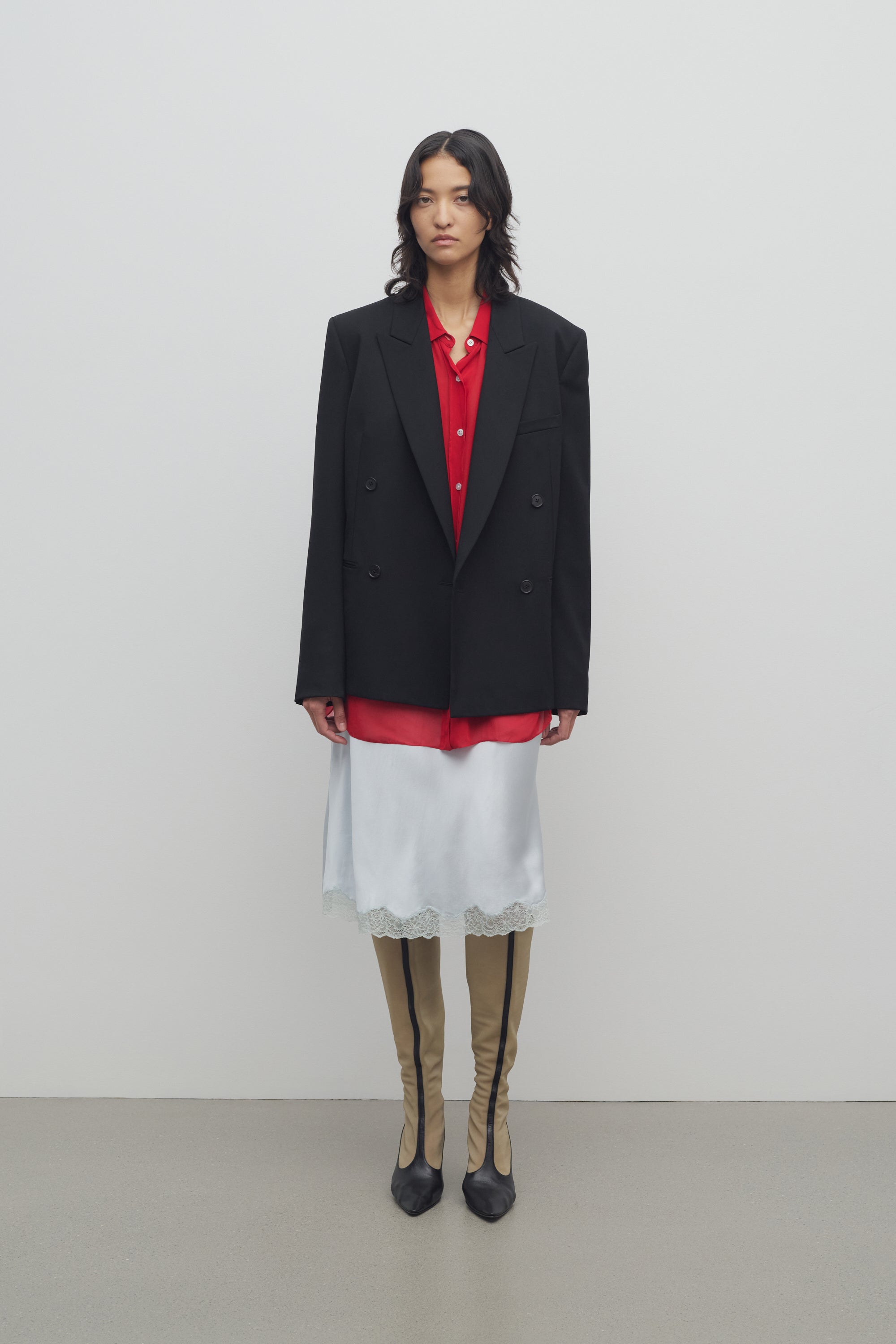 Irene Skirt in Silk、mySite、aoinhome