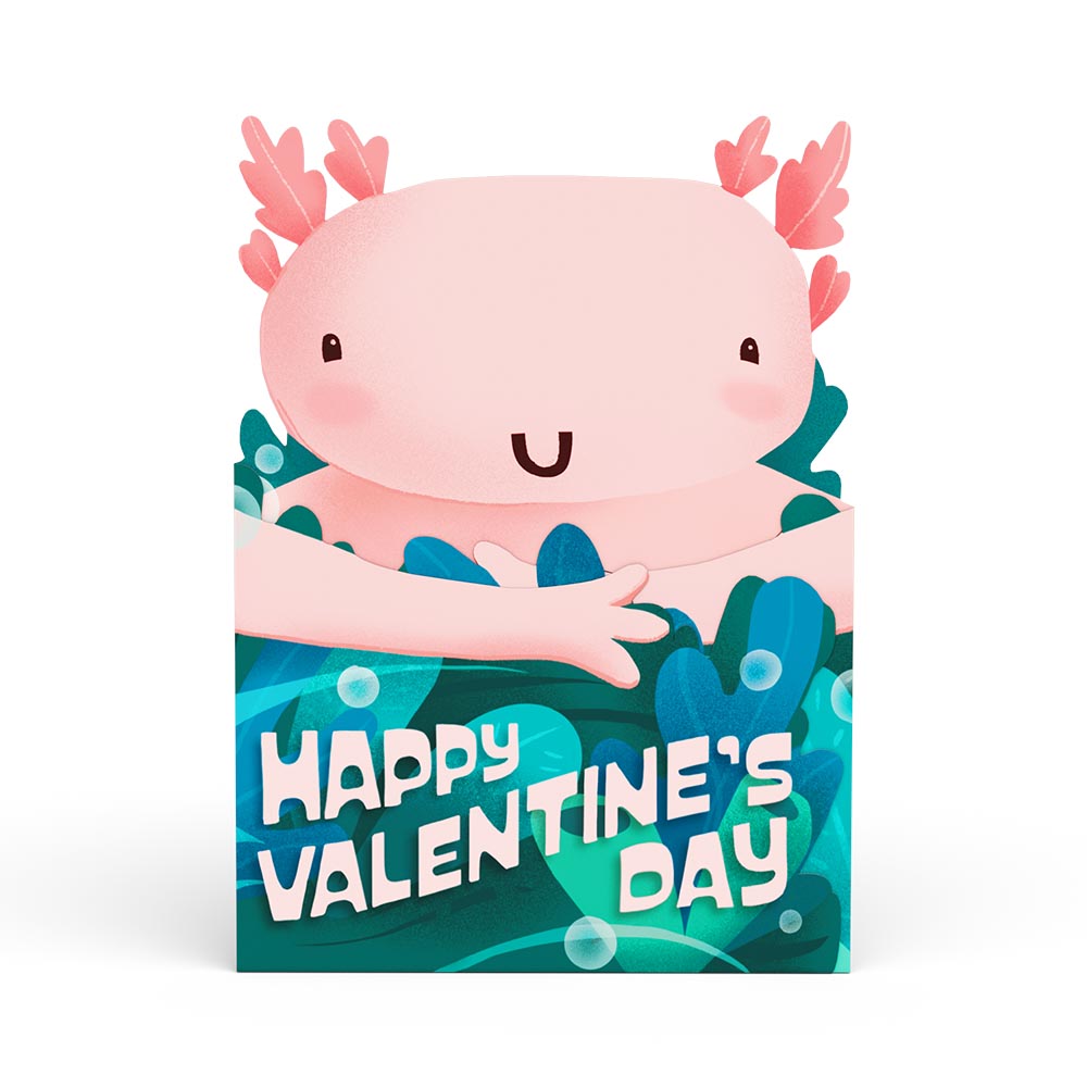 I Love You Alot’l Valentine Tri-Fold Card、mySite、solidvoid