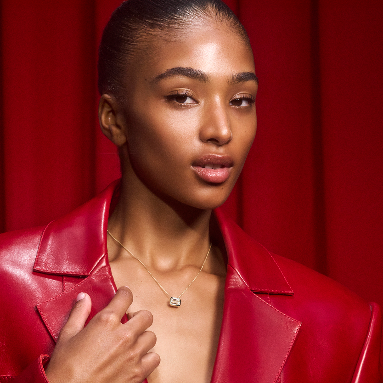 Etta Diamond Pendant (2 Carat) -14K Rose Gold、mySite、hinf8tx79