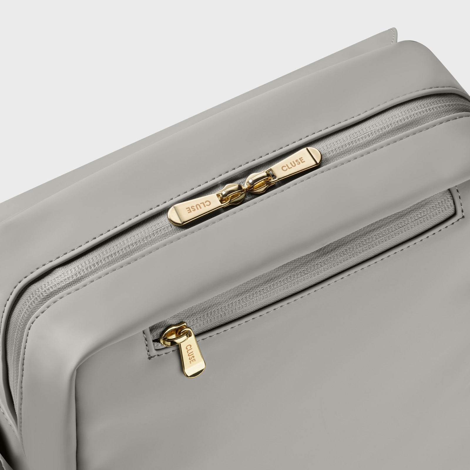 Nuitée Petite Backpack, Light Grey, Gold Colour、mySite、botmansion