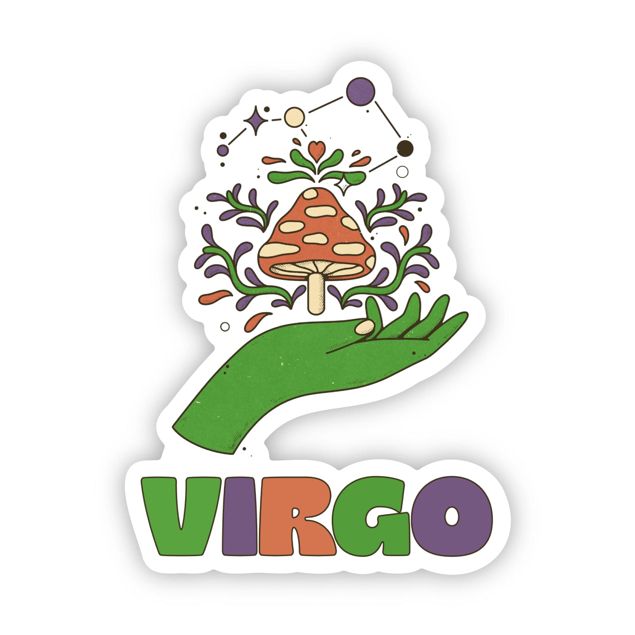  Virgo Zodiac Sign Sticker、mySite、elrpsem3k