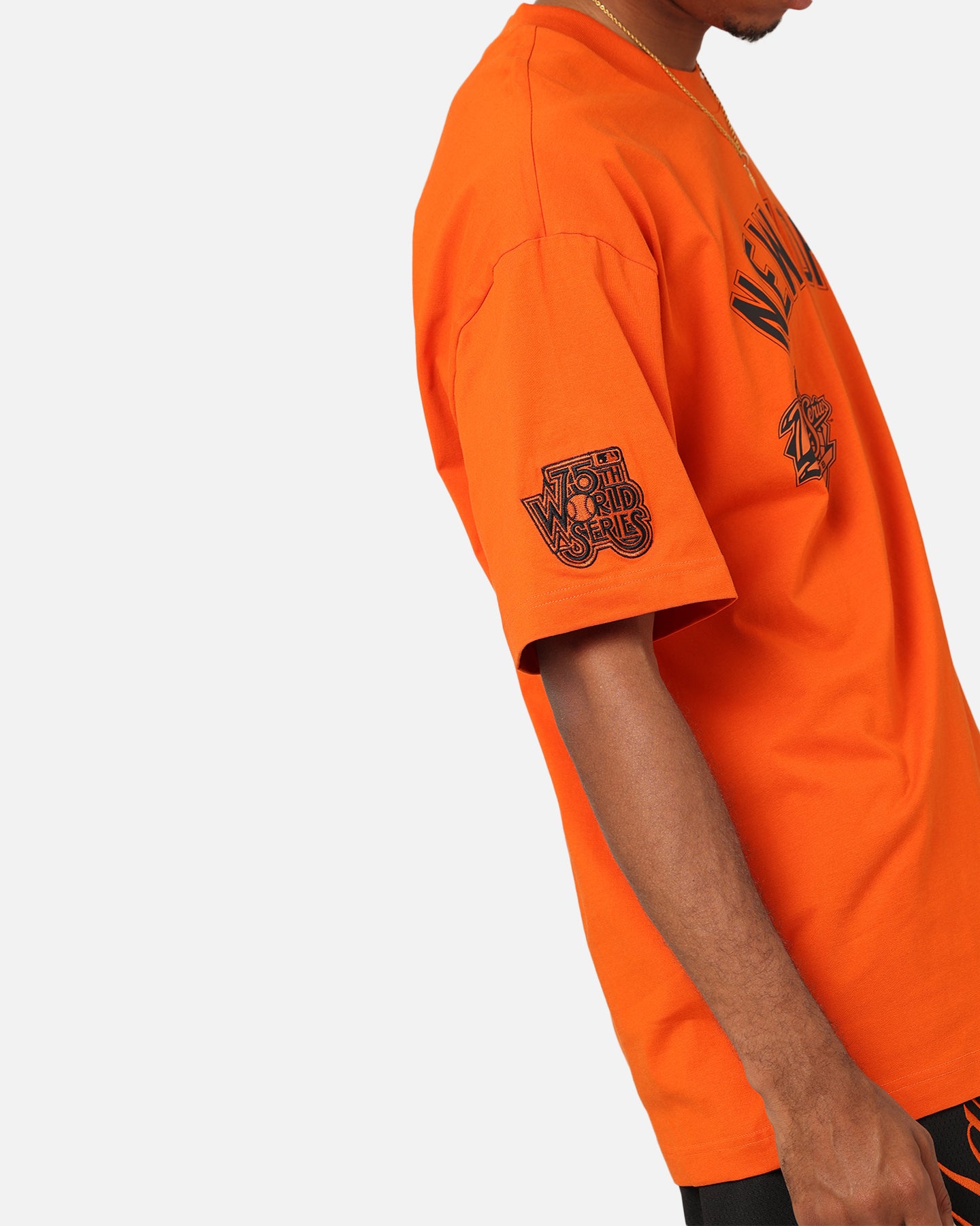 New Era New York Yankees 'Scary Nights' Oversized T-Shirt Orange/Black、mySite、zt4zffjzw