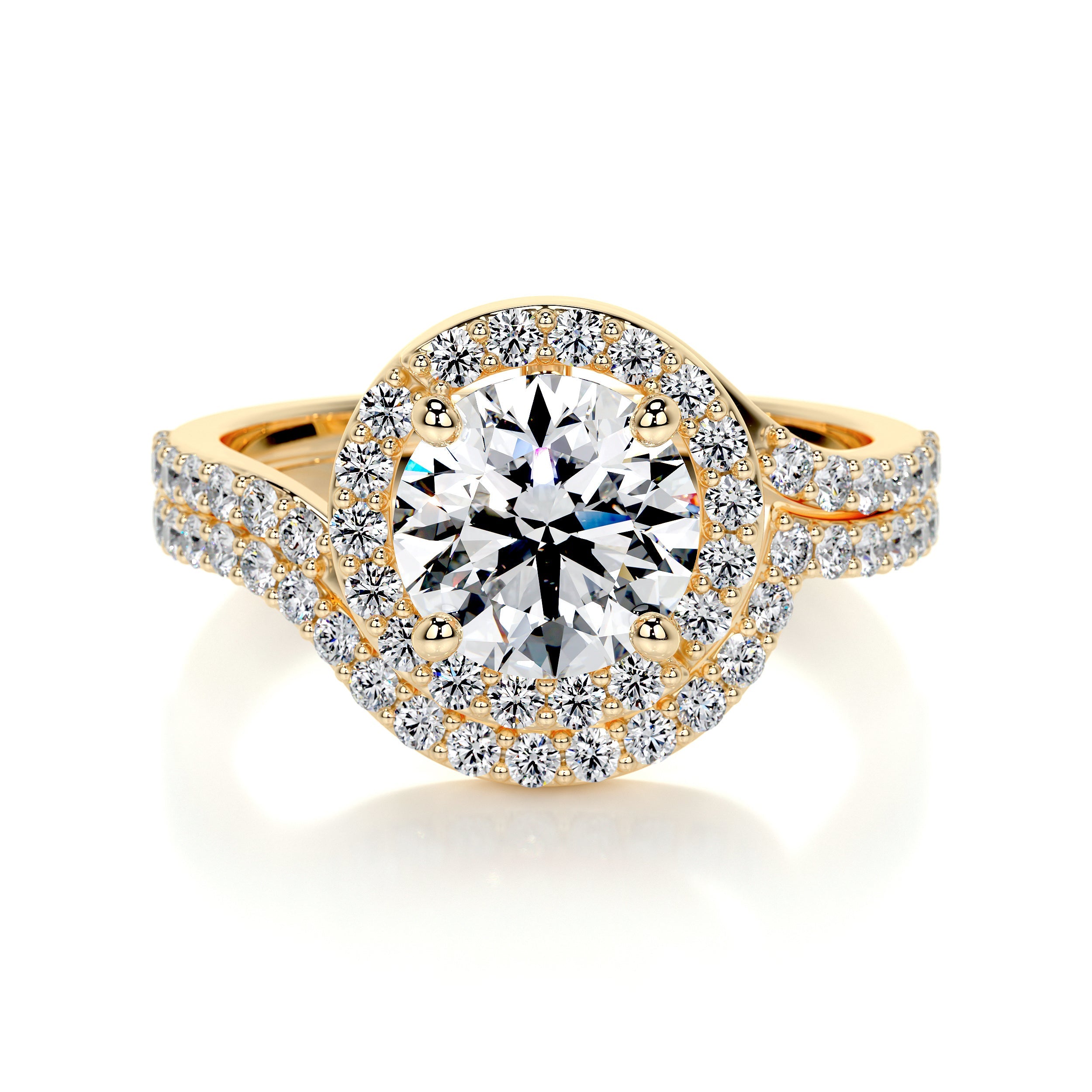 Stella Lab Grown Diamond Bridal Set -18K Yellow Gold、mySite、hinf8tx79