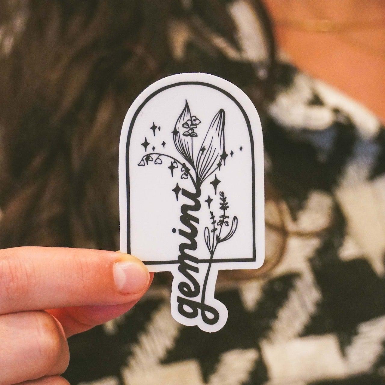  Gemini Lavender & Lily Of The Valley Zodiac Sticker、mySite、elrpsem3k