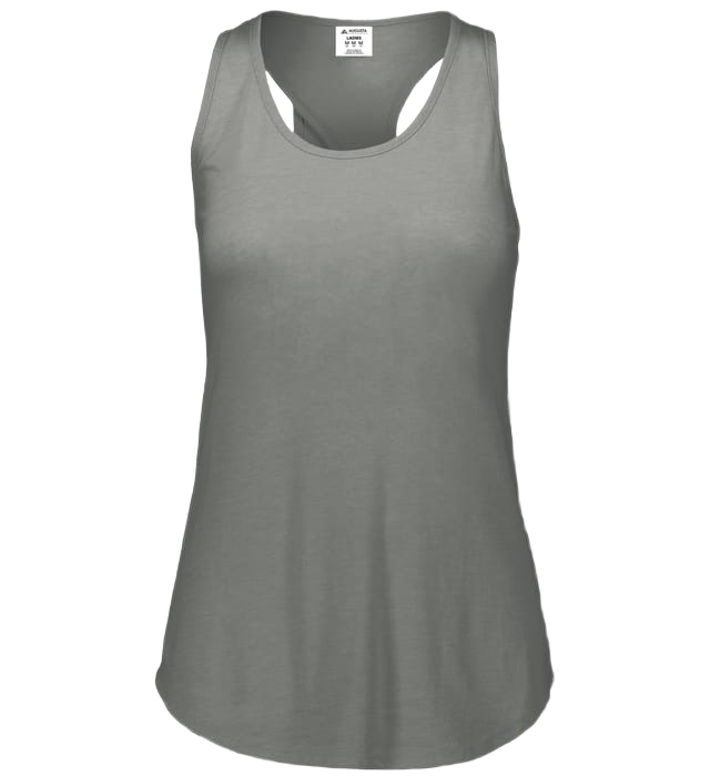 Augusta Women's Lux Tri-Blend Tank - Grey Heather、mySite、noshort