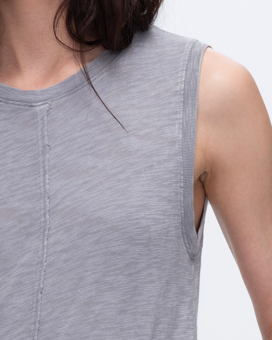 ATM Slub Jersey with Chroma Wash Sleeveless Crew Neck Midi Dress、mySite、noshort