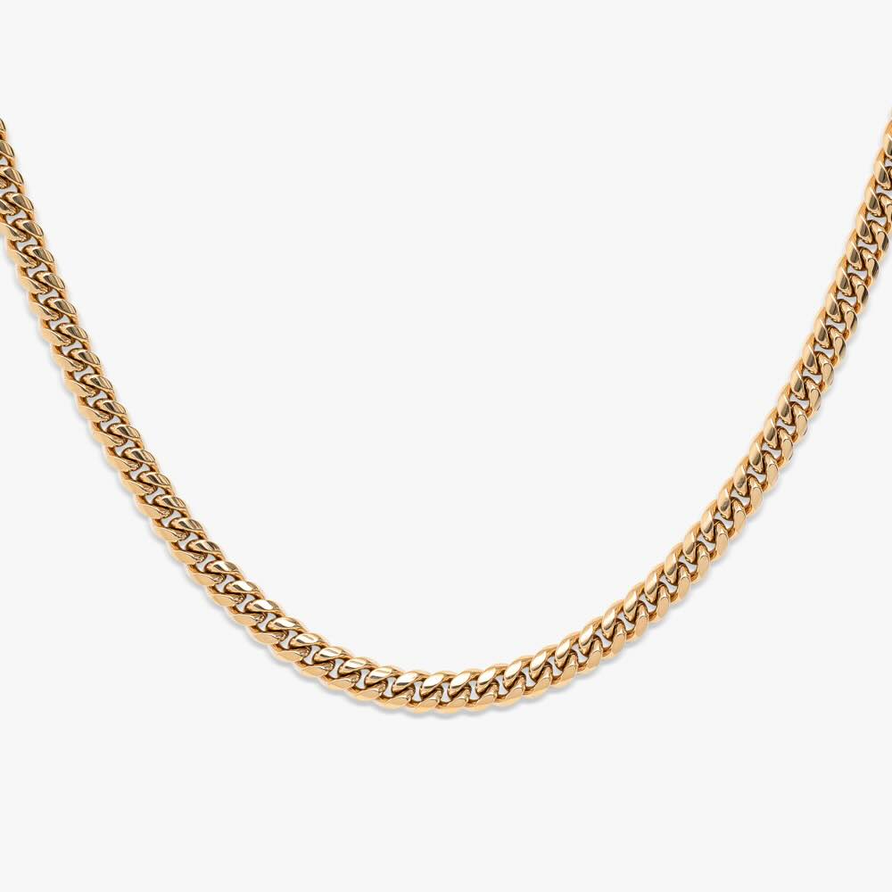 4MM Gold Cuban Link Chain 14K Gold、mySite、hinf8tx79