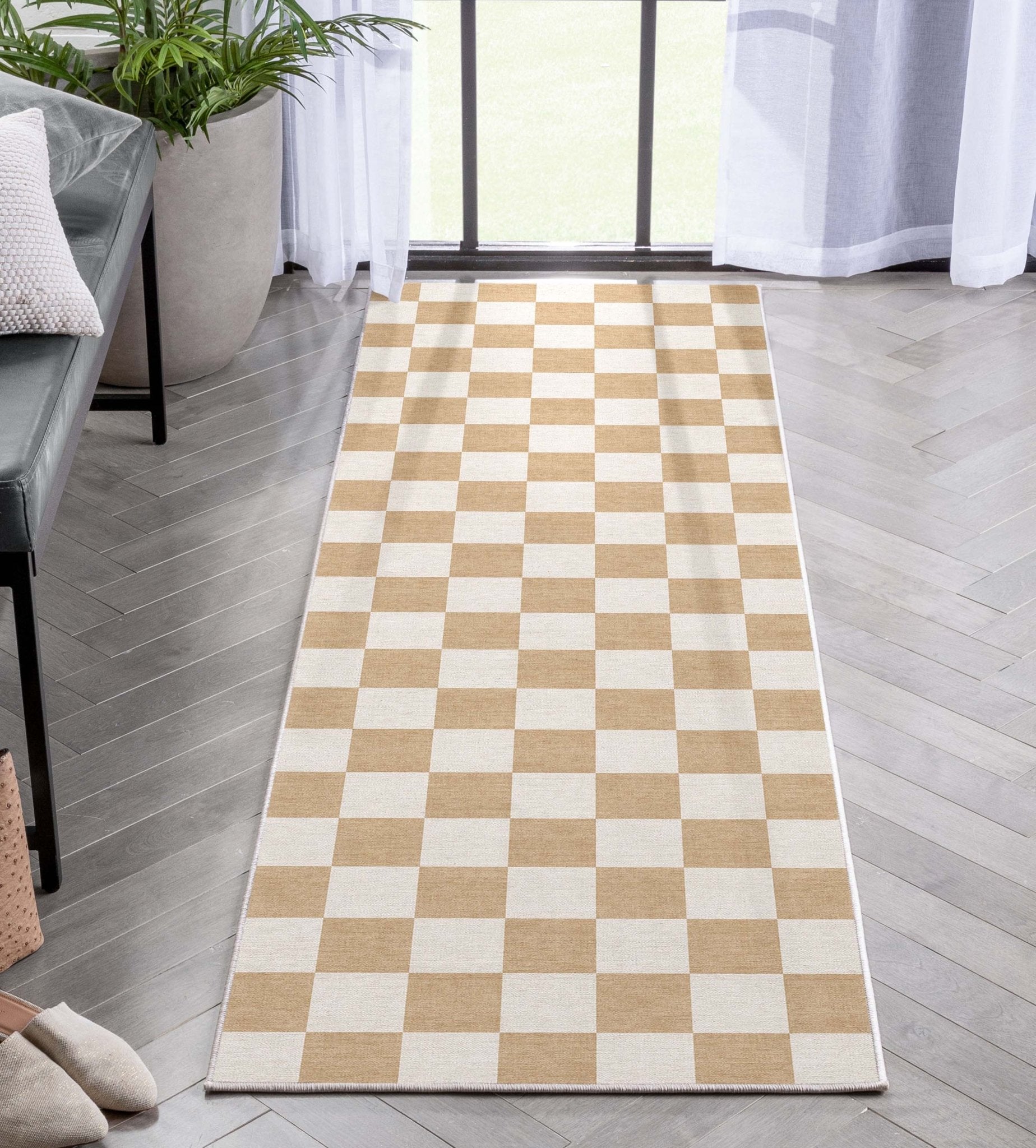 Squares Modern Geometric Boxes Flat-Weave Rug、mySite、gigharbornorthrealestate