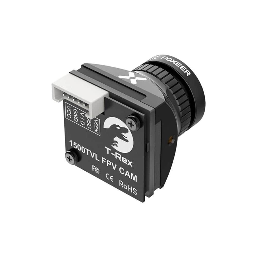  Foxeer T-Rex Micro 1500TVL CMOS 4:3/16:9 PAL/NTSC FPV Camera (1.7mm) - Choose Your Color、mySite、merchandisen