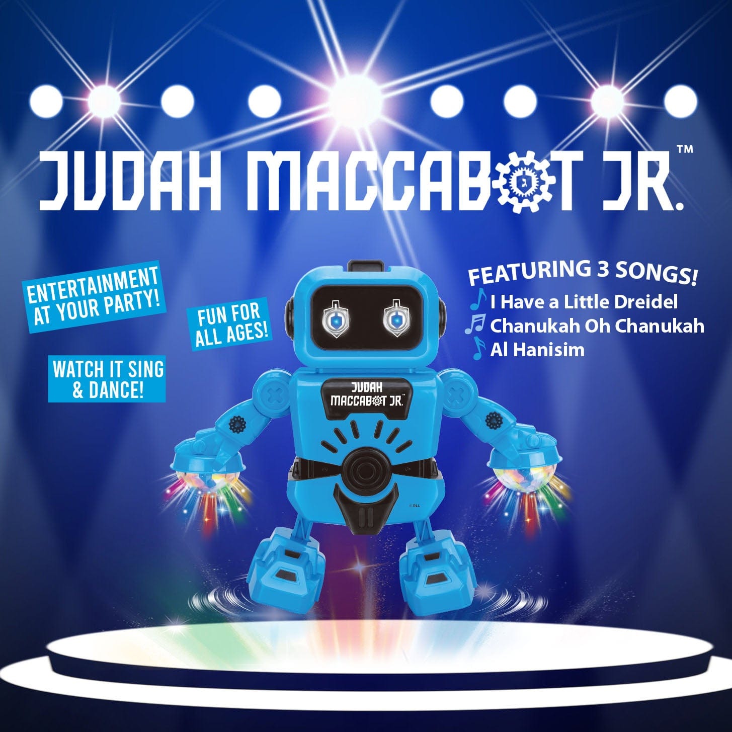 Judah Maccabot JR™ Hanukkah Robot、mySite、topwebapps