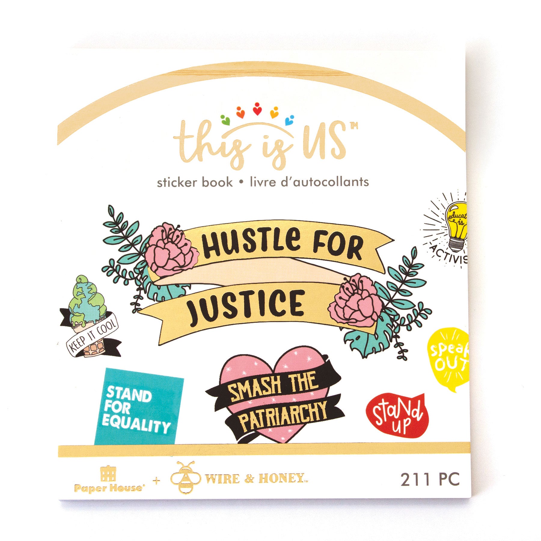  Hustle for Justice Mini Sticker Book、mySite、ghnorth