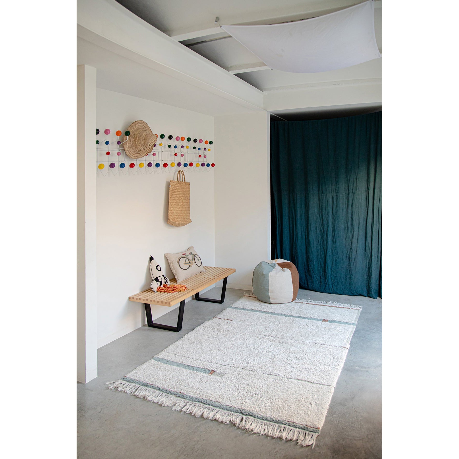 Eco-City Lanes Vintage Blue Washable Area Rug、mySite、gigharbornorthrealestate