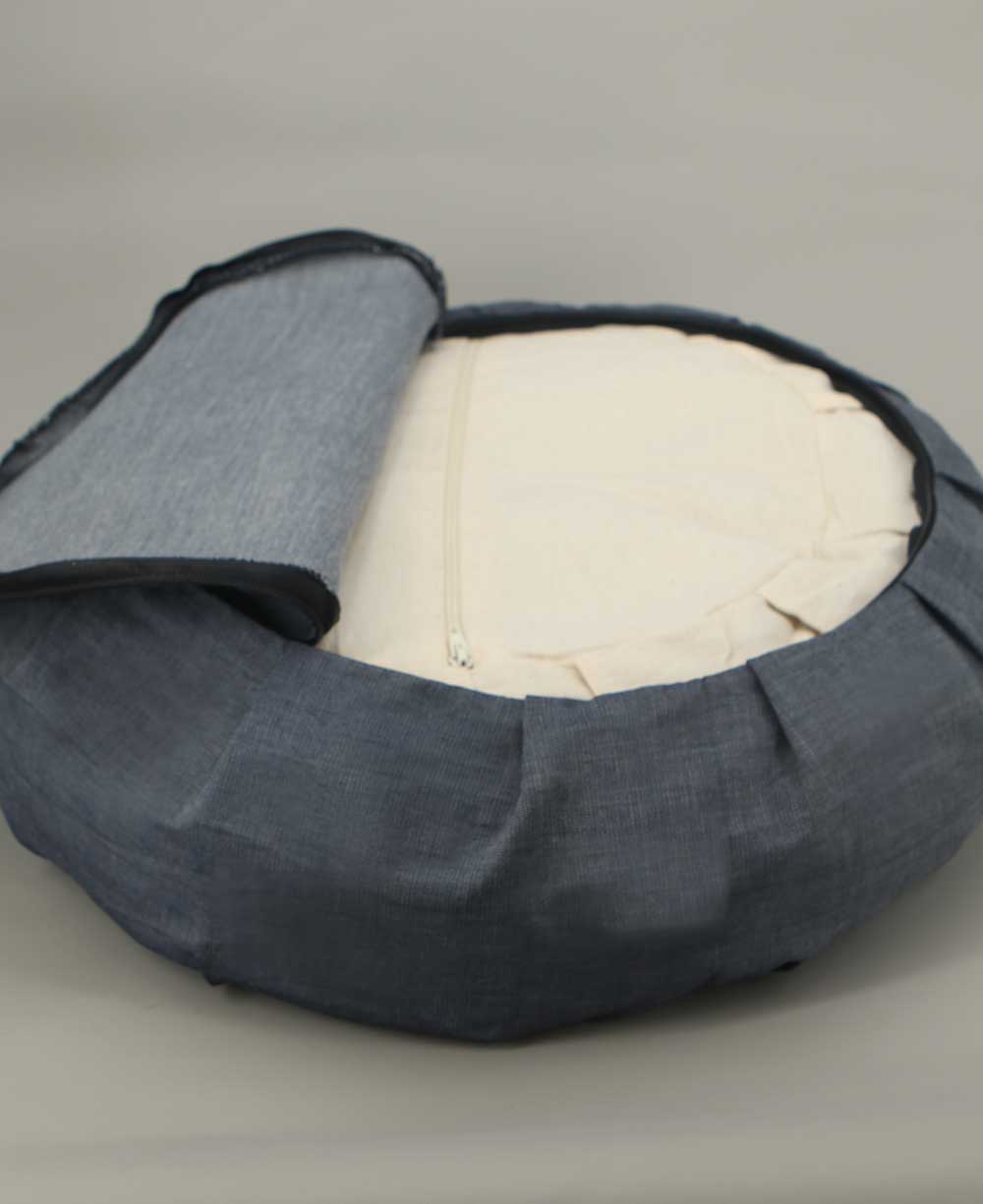 Blue Chambray Zafu Cushion、mySite、topwebapps